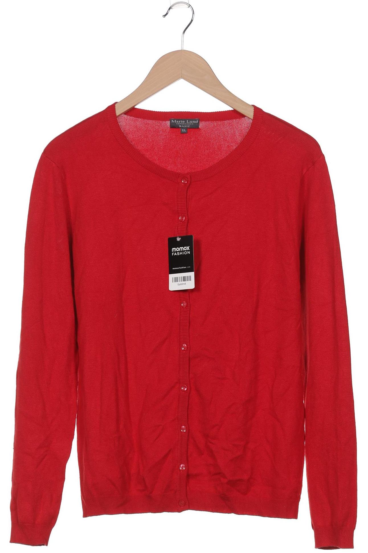 

Marie Lund Damen Strickjacke, rot, Gr. 44