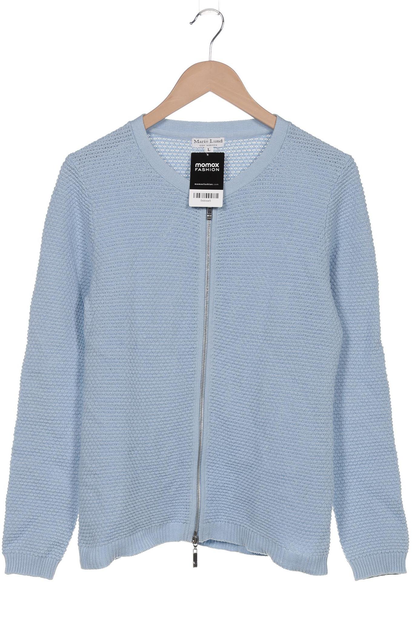 

Marie Lund Damen Strickjacke, blau, Gr. 42