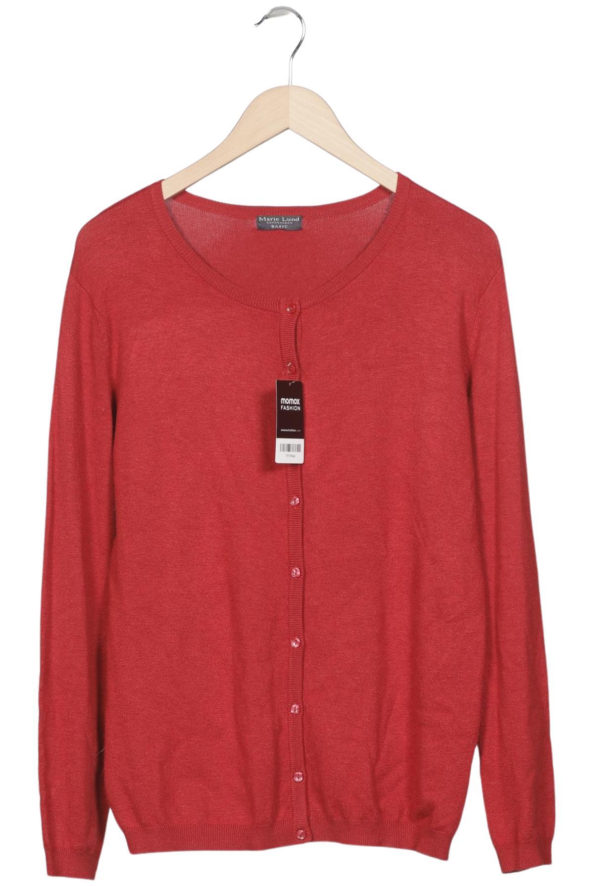 

Marie Lund Damen Strickjacke, rot, Gr. 44