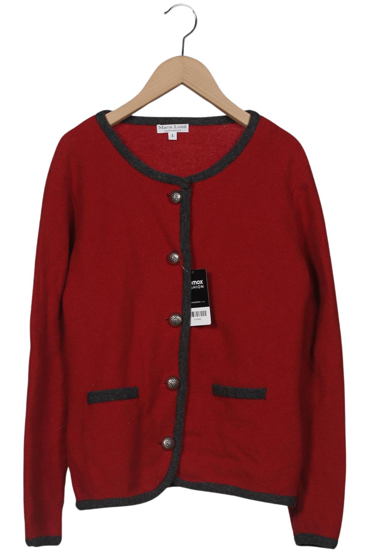 

Marie Lund Damen Strickjacke, rot, Gr. 42