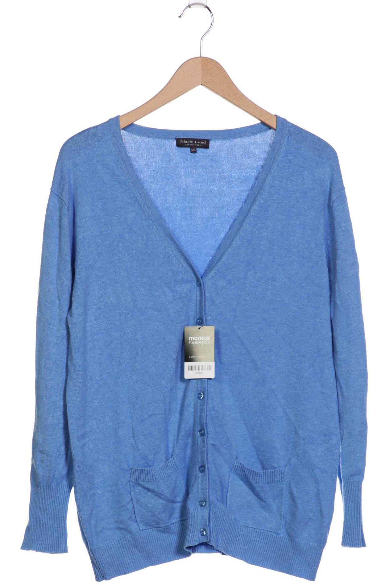

Marie Lund Damen Strickjacke, blau, Gr. 46