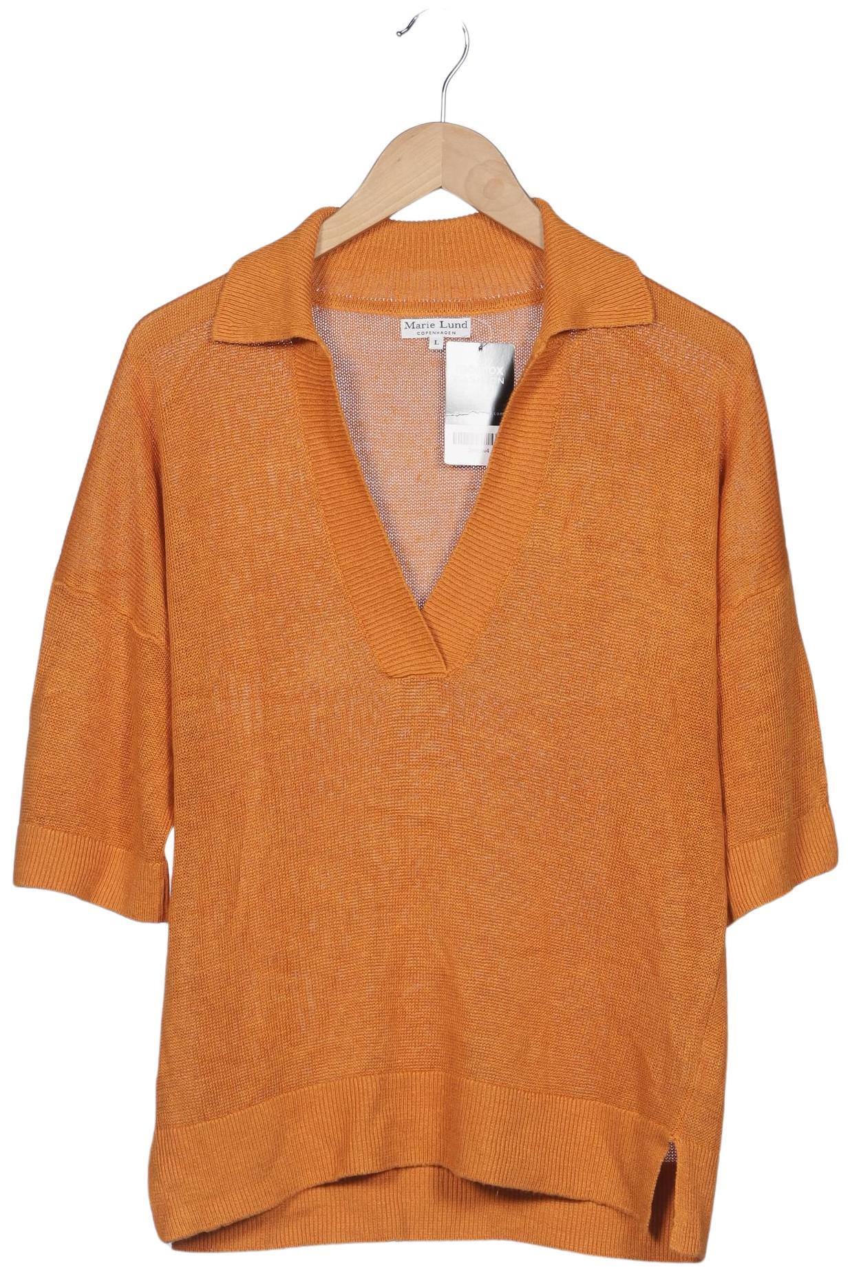 

Marie Lund Damen Pullover, orange, Gr. 42