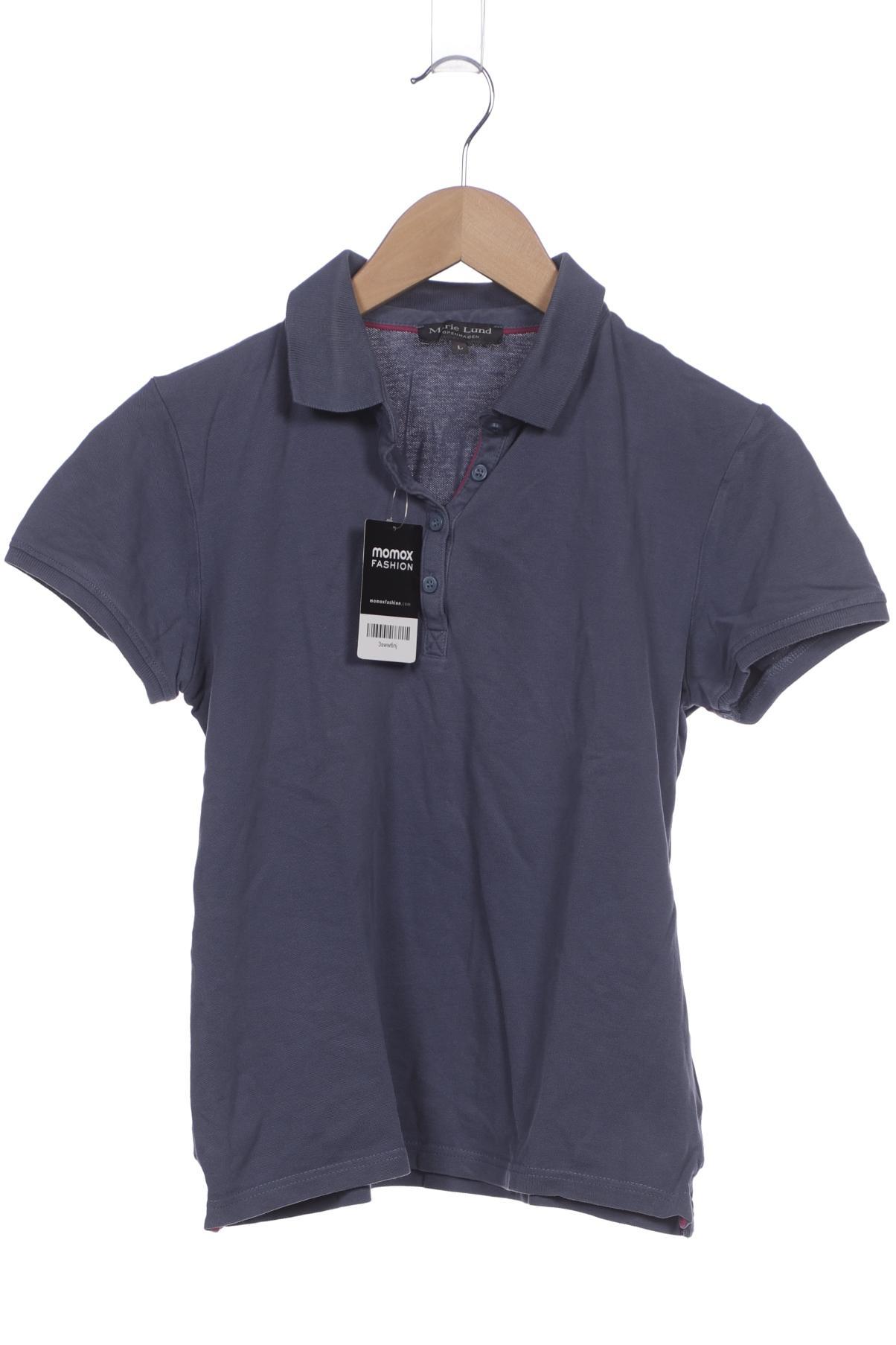 

Marie Lund Damen Poloshirt, blau, Gr. 42