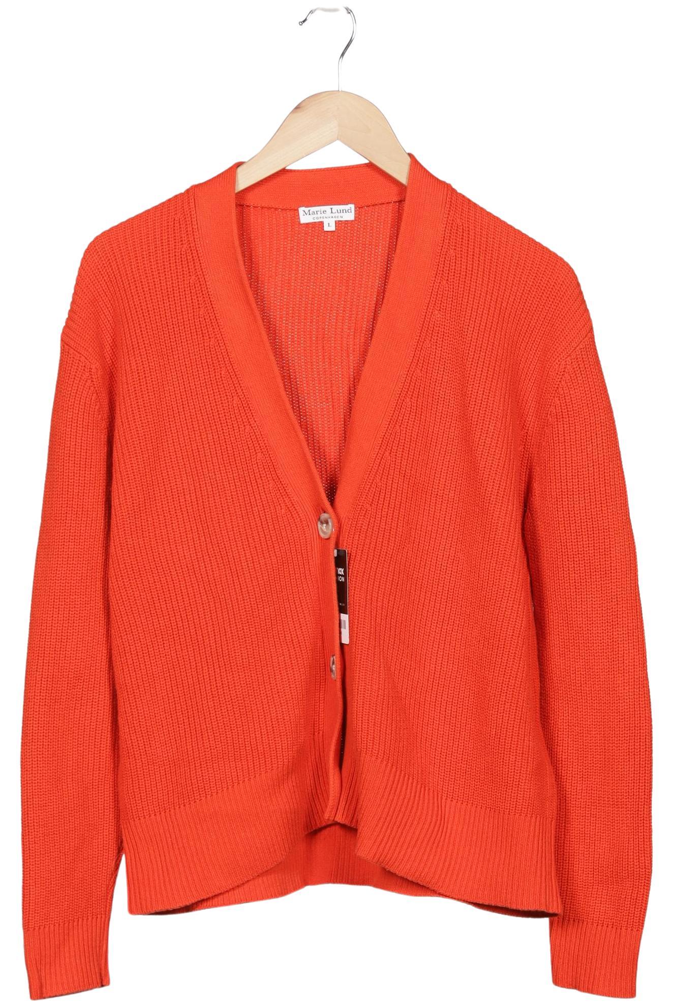 

Marie Lund Damen Strickjacke, orange, Gr. 42