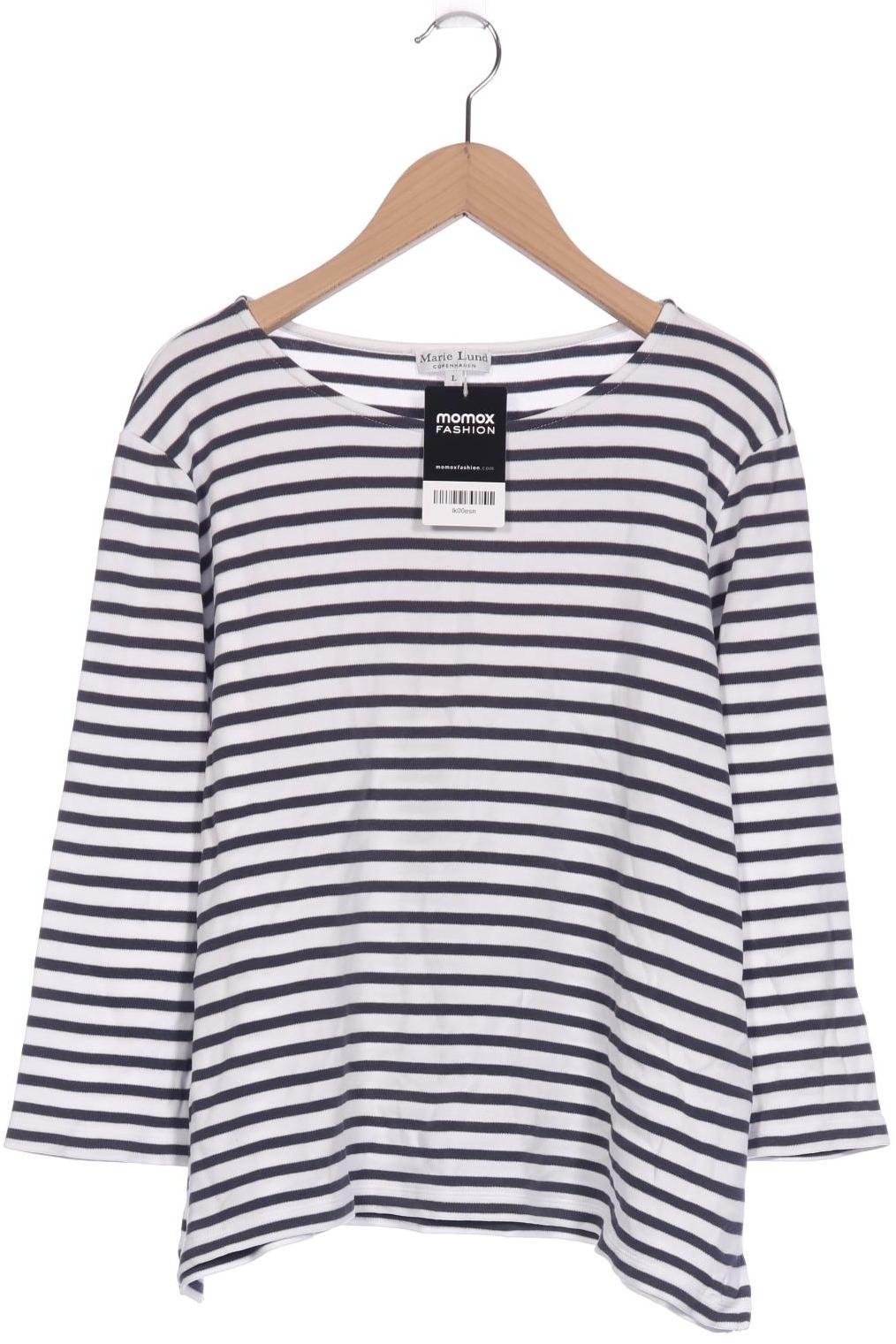

Marie Lund Damen Langarmshirt, weiß, Gr. 42