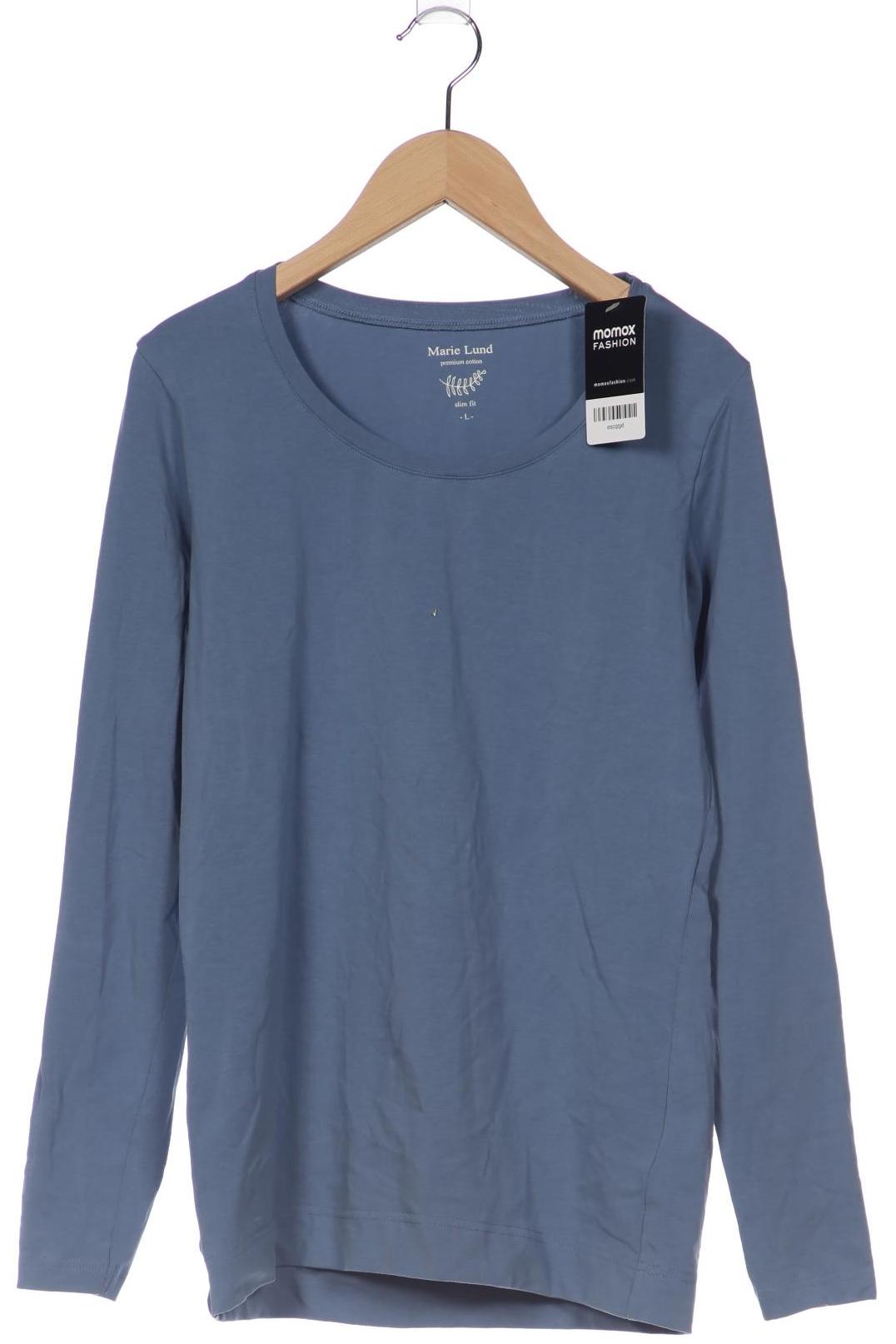 

Marie Lund Damen Langarmshirt, blau, Gr. 42
