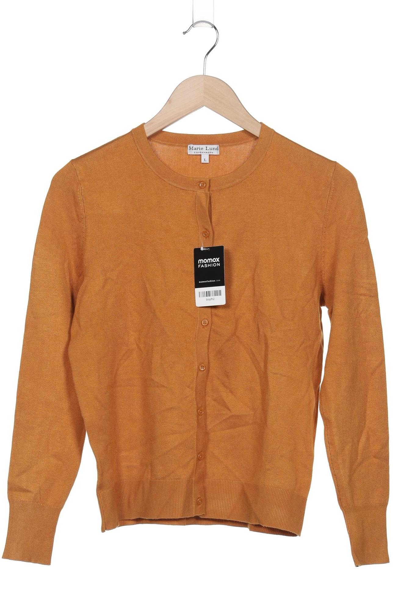 

Marie Lund Damen Strickjacke, orange, Gr. 42