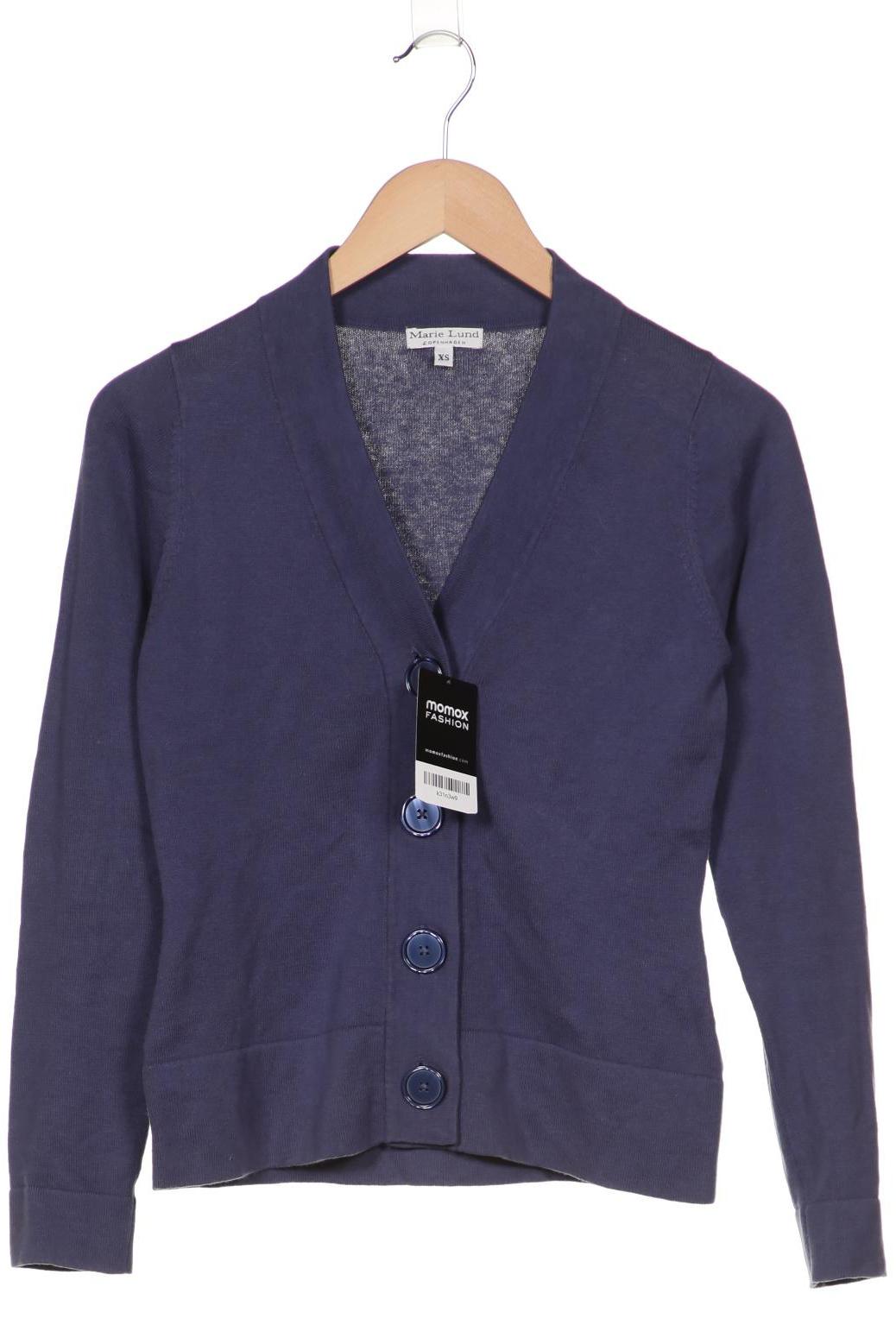 

Marie Lund Damen Strickjacke, blau, Gr. 34