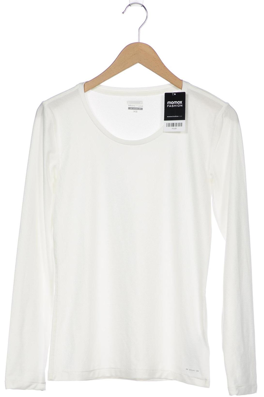 

Marie Lund Damen Langarmshirt, weiß, Gr. 34