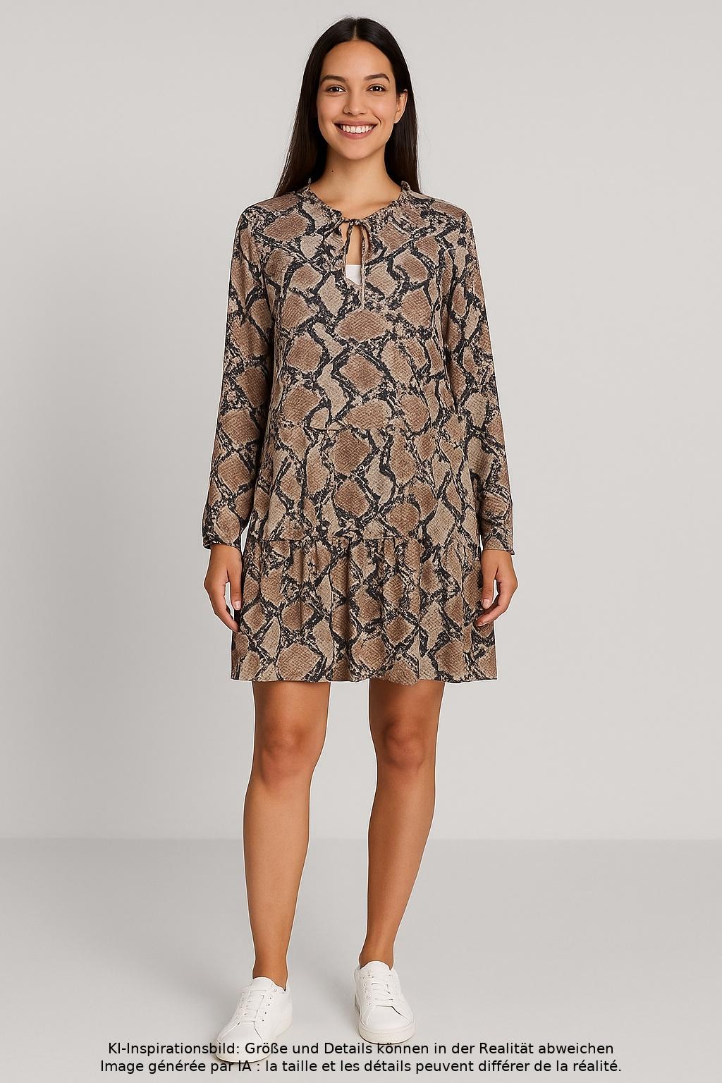 

Marie Lund Damen Kleid, beige, Gr. 40