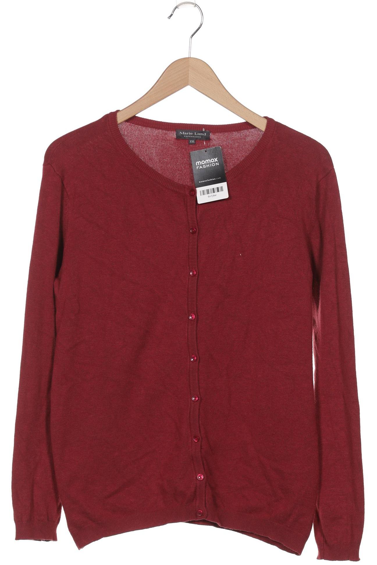 

Marie Lund Damen Strickjacke, bordeaux, Gr. 46