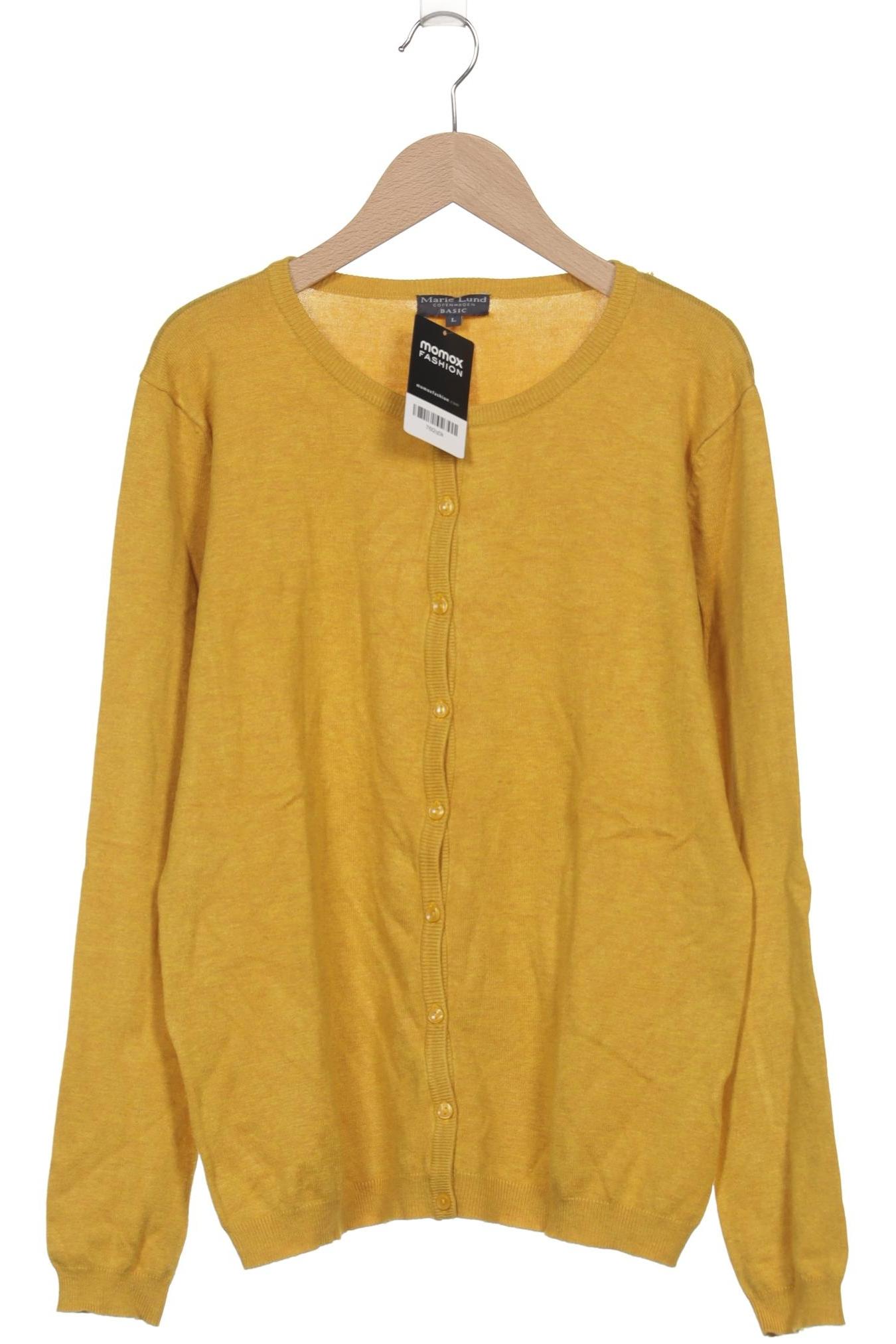 

Marie Lund Damen Strickjacke, gelb, Gr. 42