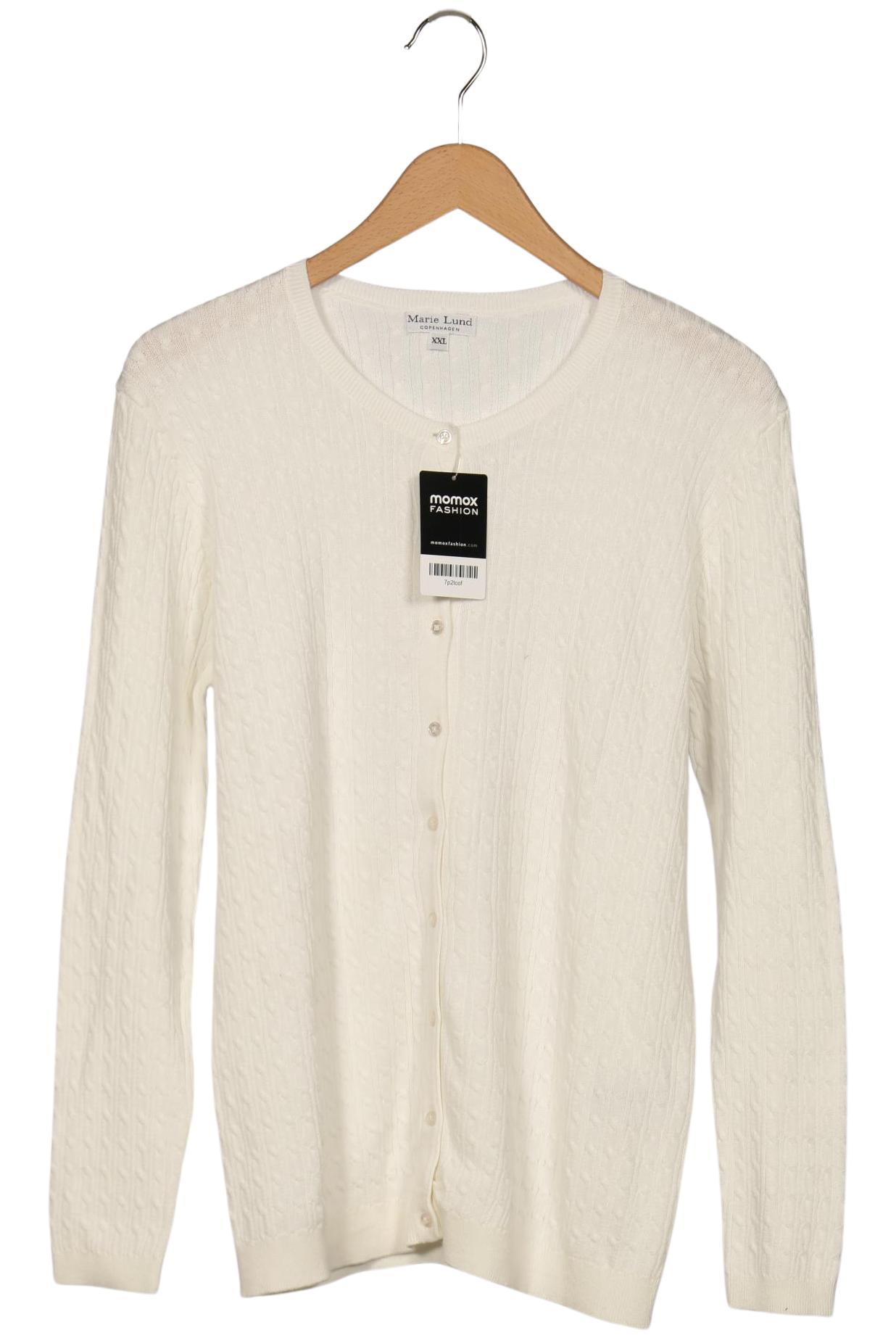 

Marie Lund Damen Strickjacke, weiß, Gr. 46