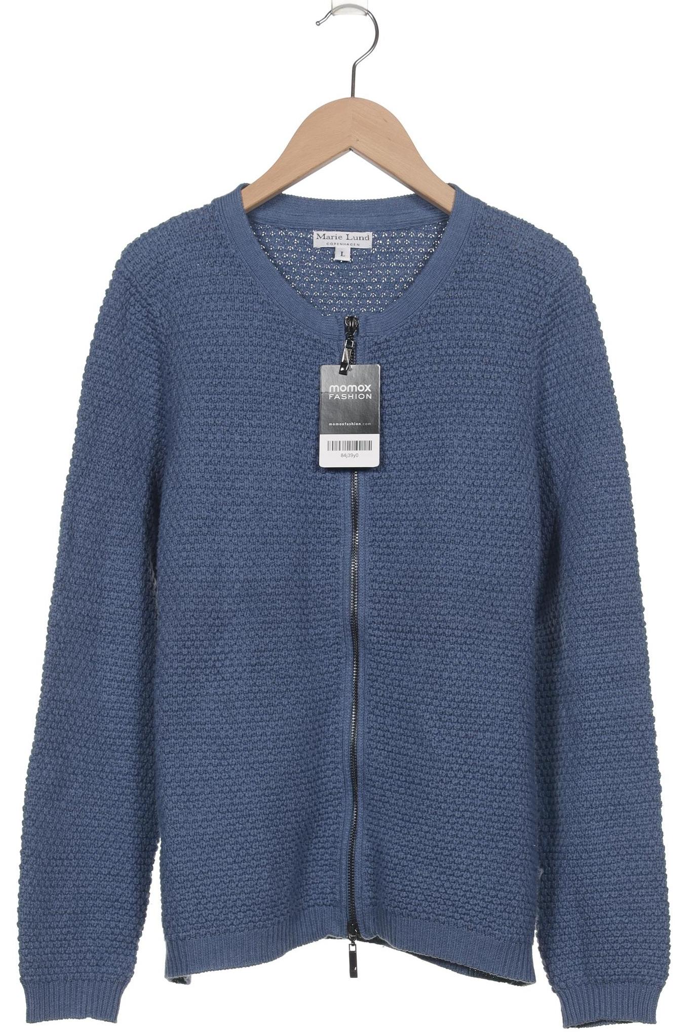 

Marie Lund Damen Strickjacke, blau, Gr. 42