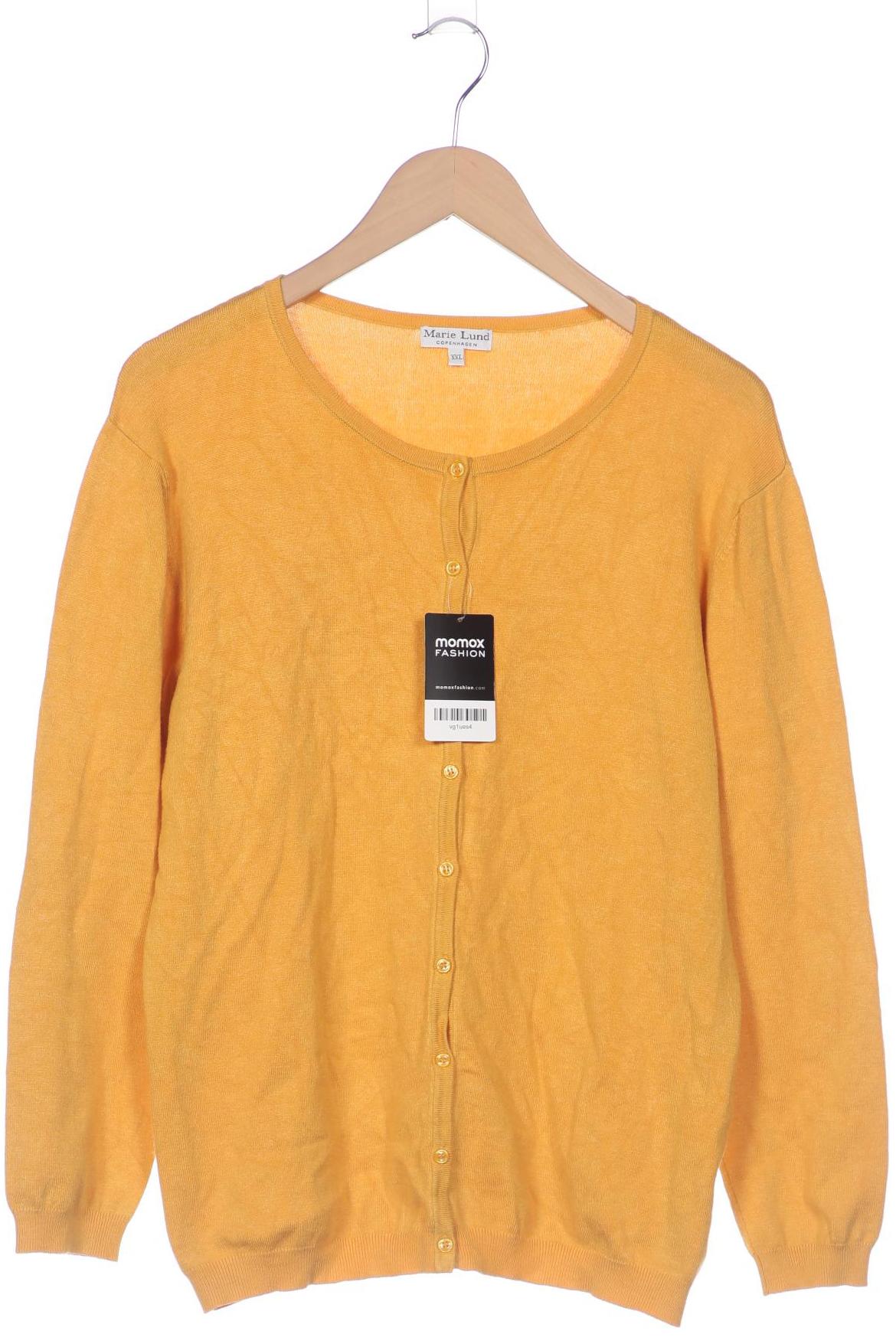 

Marie Lund Damen Strickjacke, gelb, Gr. 46