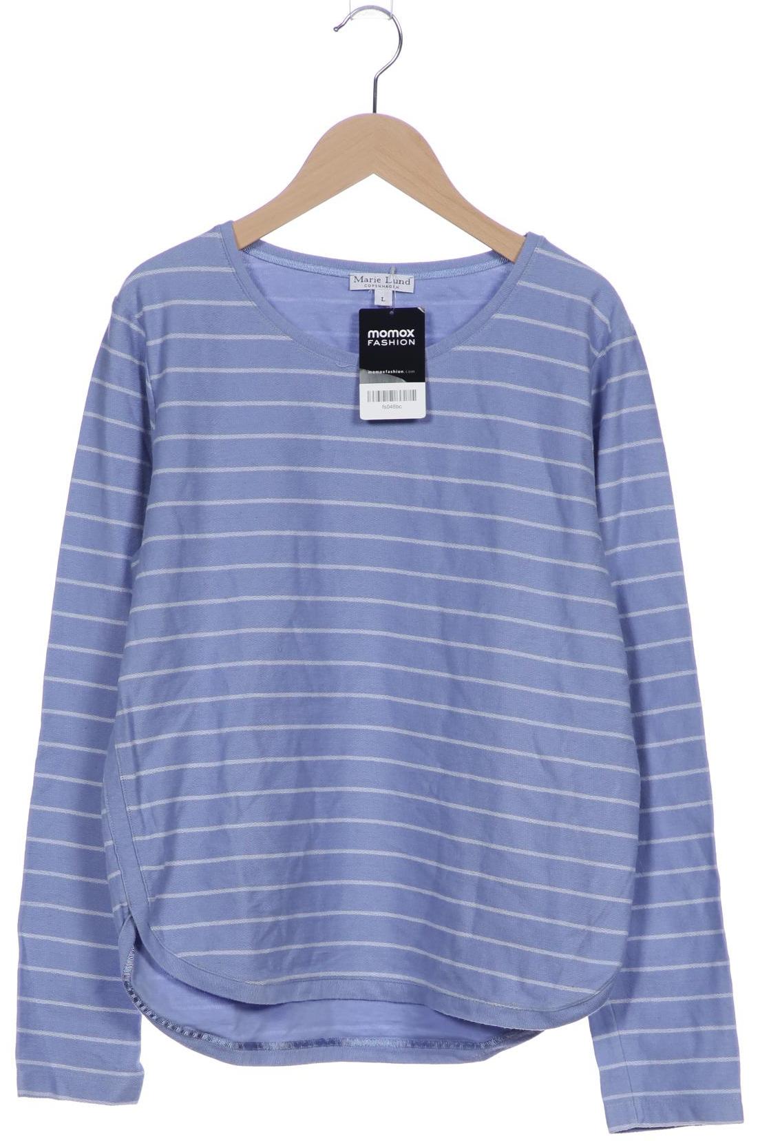 

Marie Lund Damen Langarmshirt, blau, Gr. 42
