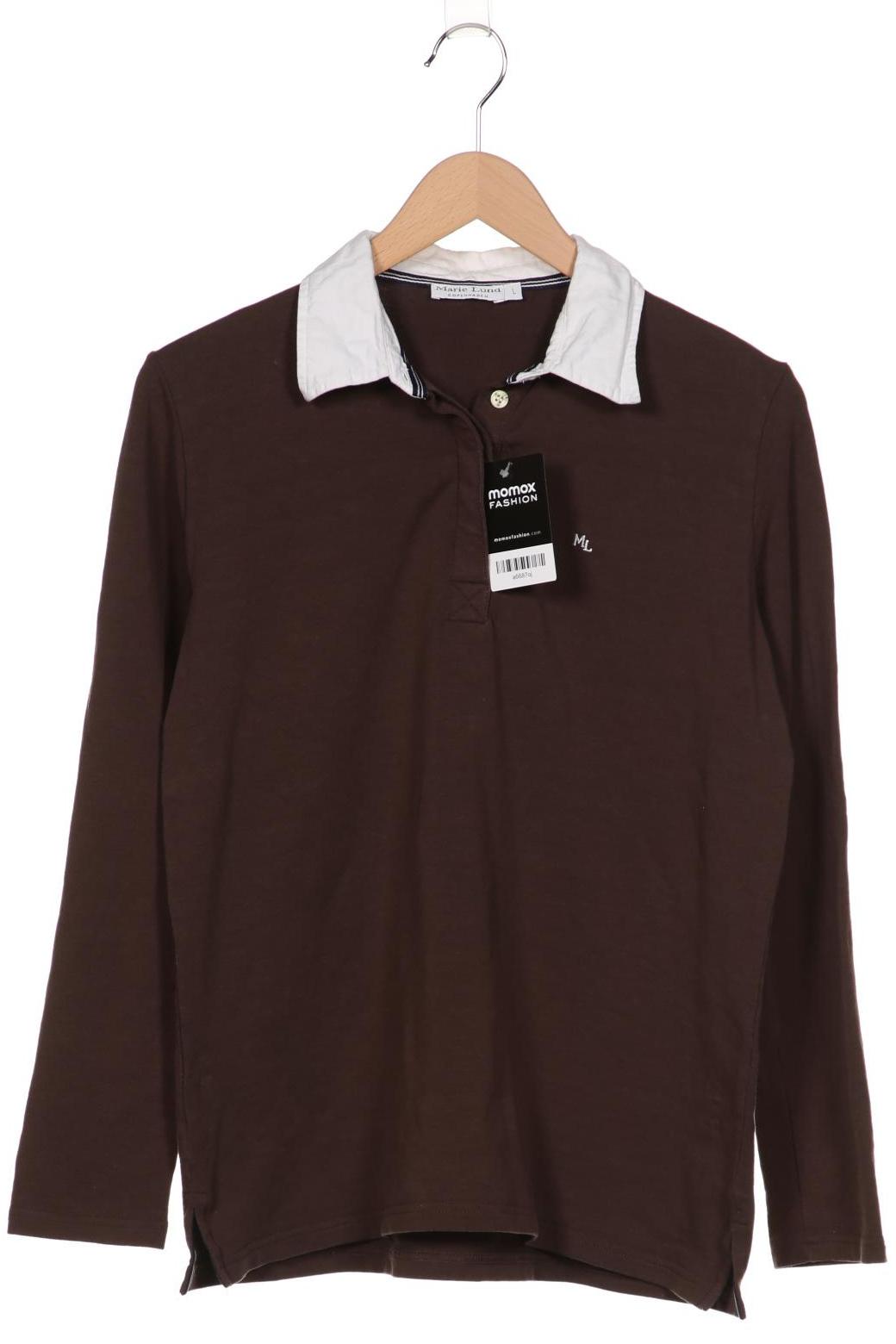 

Marie Lund Damen Poloshirt, braun, Gr. 42