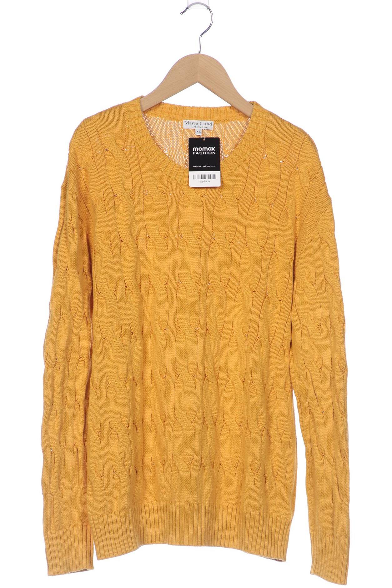 

Marie Lund Damen Pullover, gelb, Gr. 44