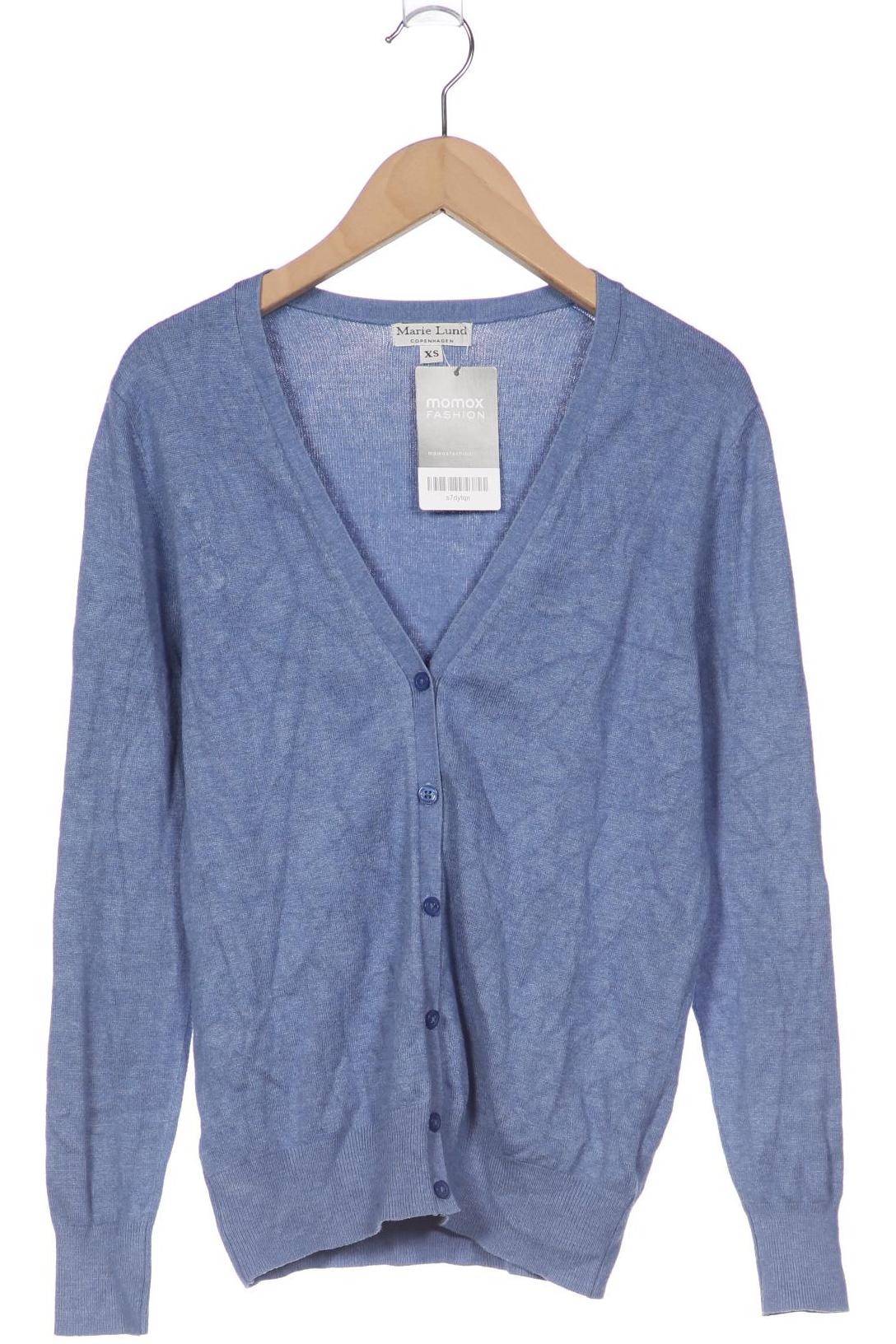 

Marie Lund Damen Strickjacke, blau, Gr. 34
