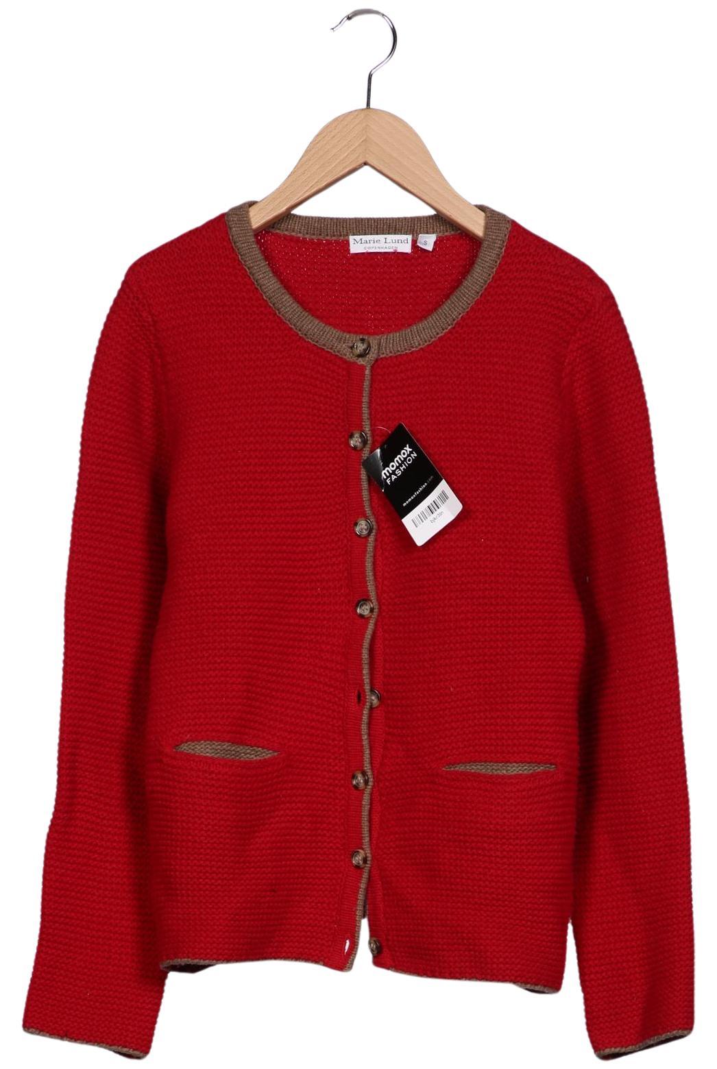 

Marie Lund Damen Strickjacke, rot, Gr. 36