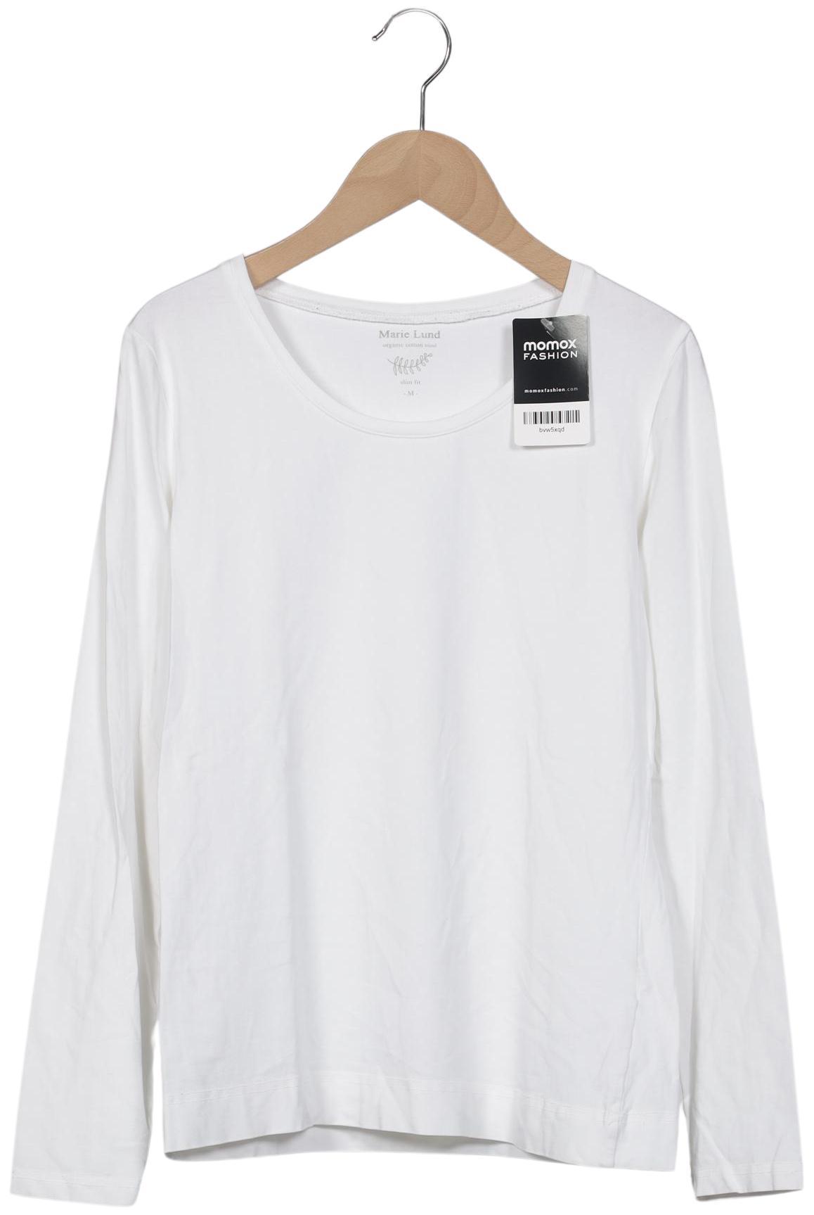 

Marie Lund Damen Langarmshirt, weiß, Gr. 38