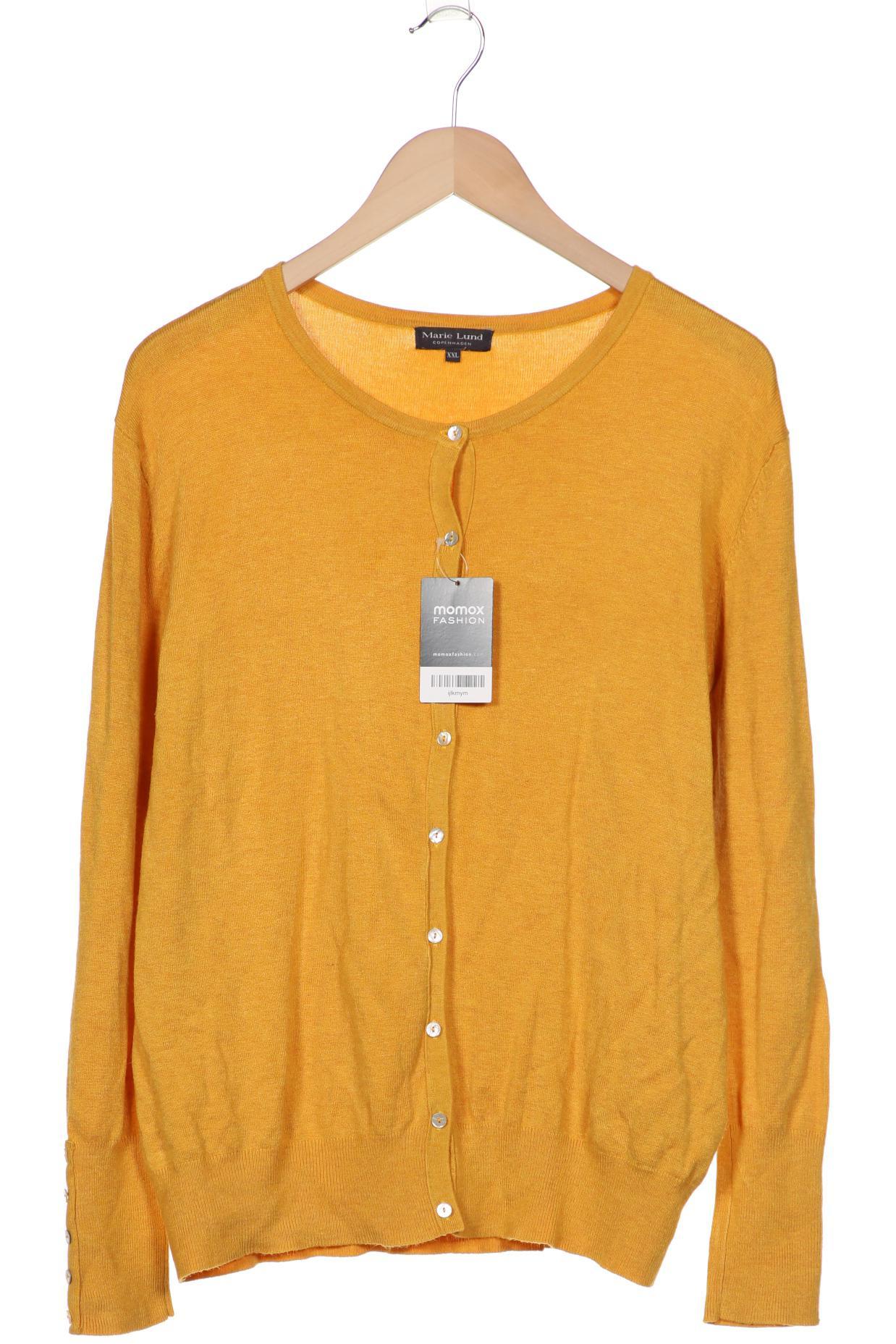 

Marie Lund Damen Strickjacke, gelb, Gr. 46