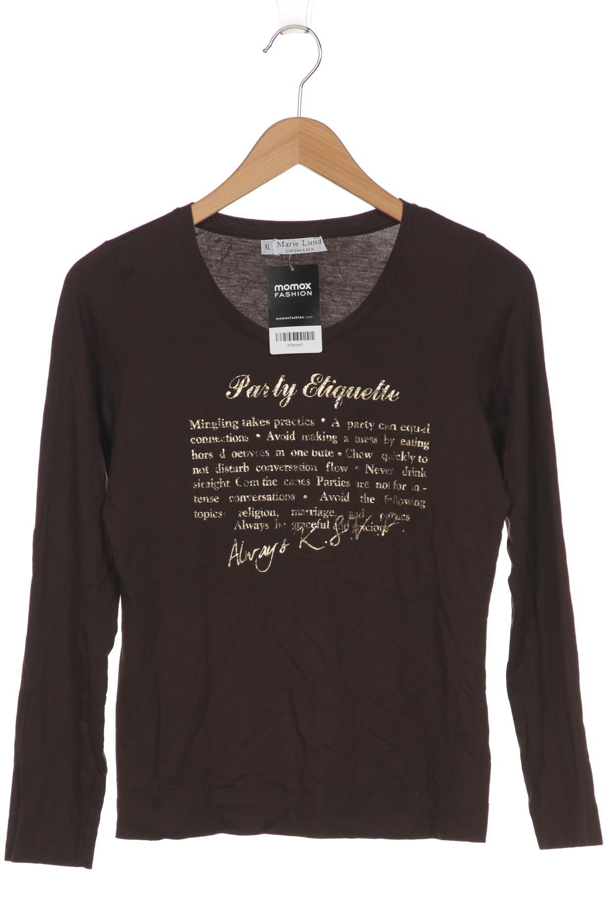 

Marie Lund Damen Langarmshirt, braun