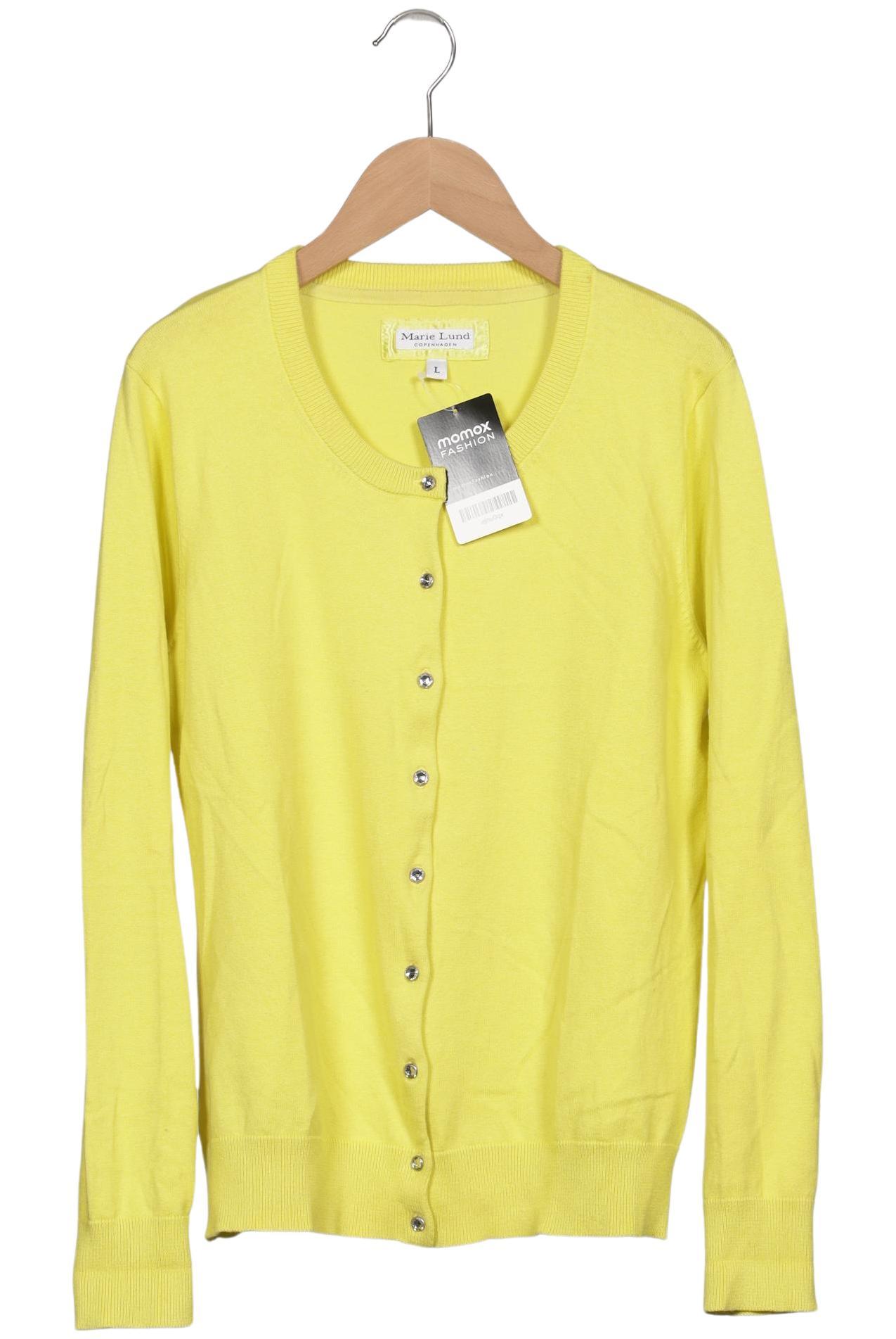 

Marie Lund Damen Strickjacke, gelb, Gr. 42