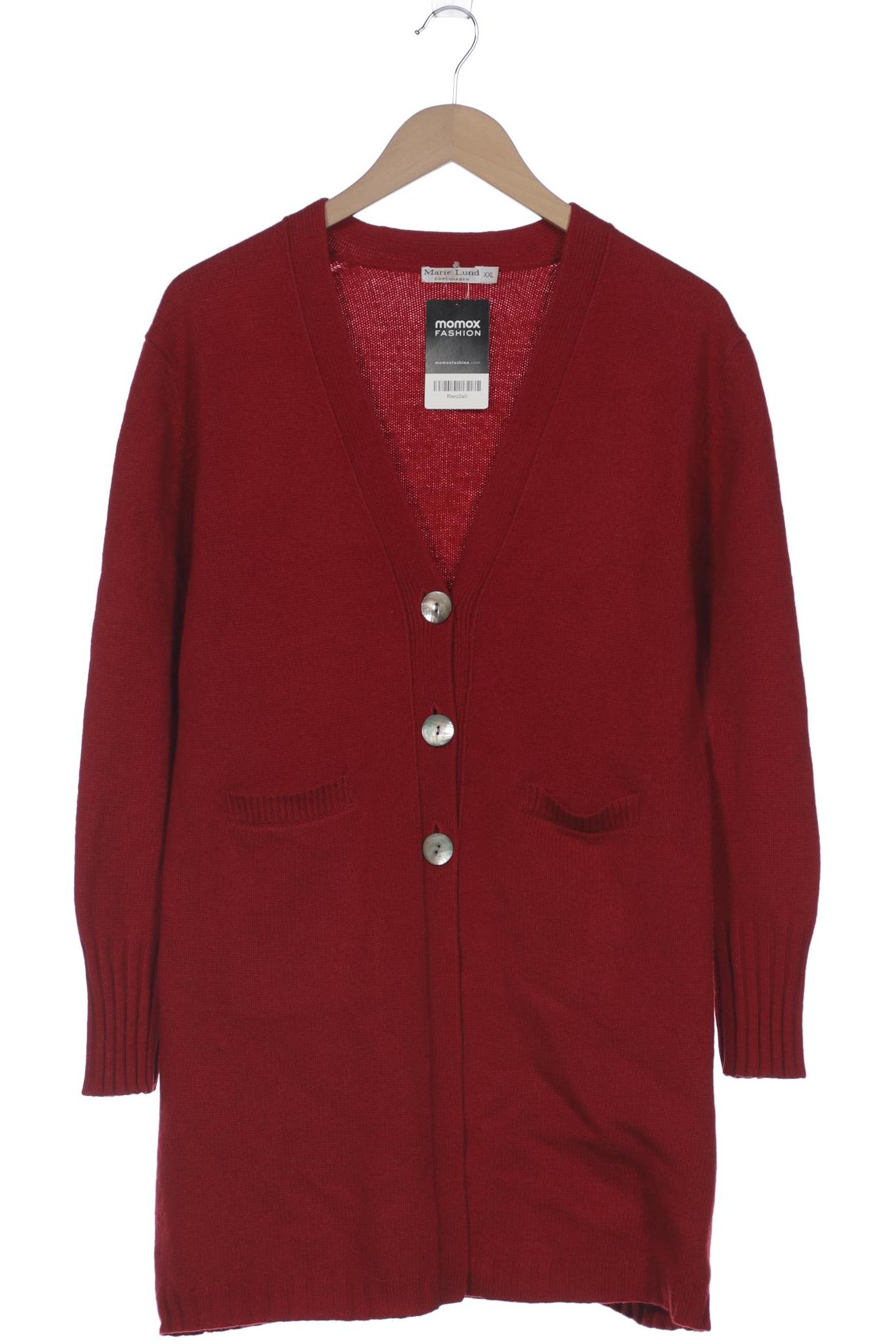 

Marie Lund Damen Strickjacke, rot, Gr. 46