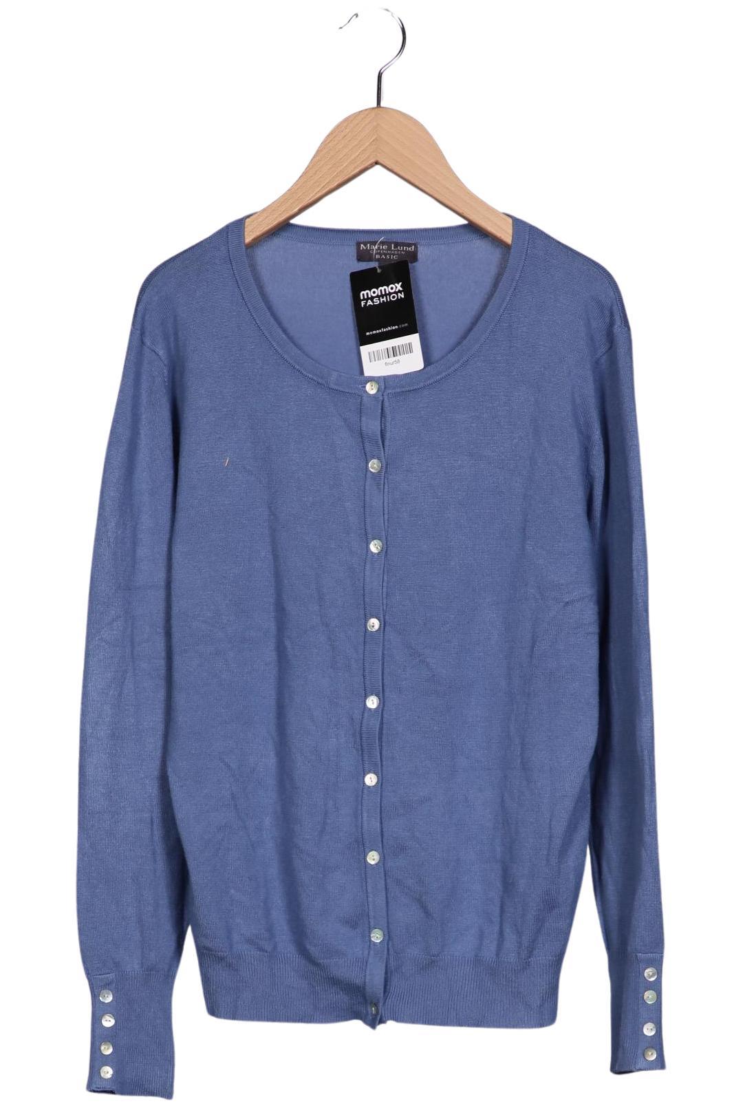 

Marie Lund Damen Strickjacke, blau, Gr. 38