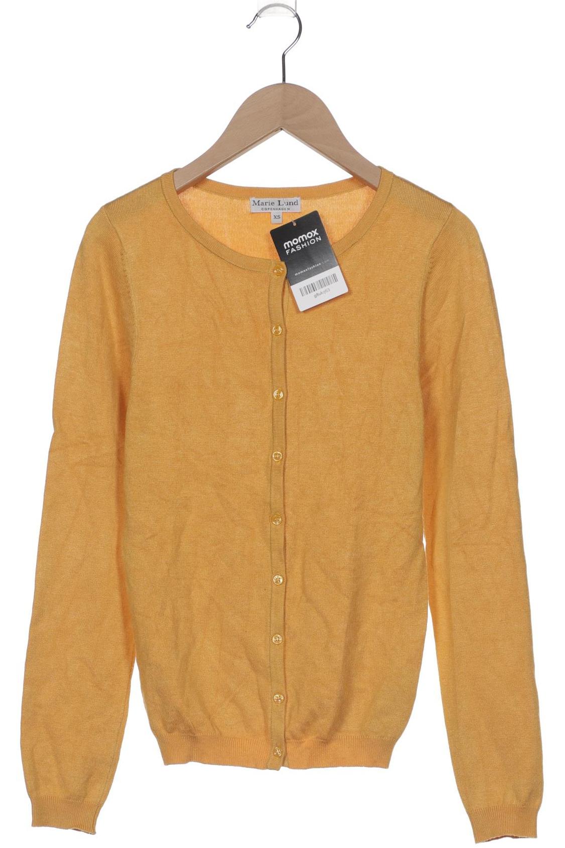 

Marie Lund Damen Strickjacke, gelb, Gr. 34