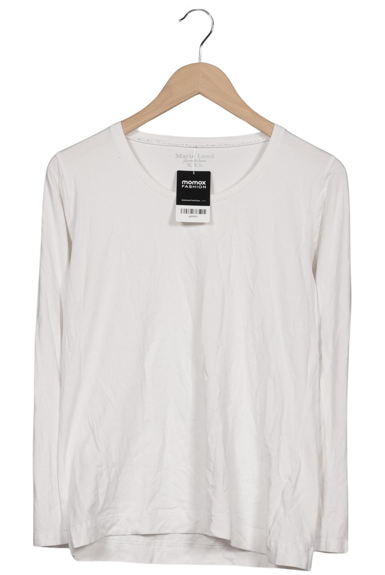 

Marie Lund Damen Langarmshirt, weiß, Gr. 46