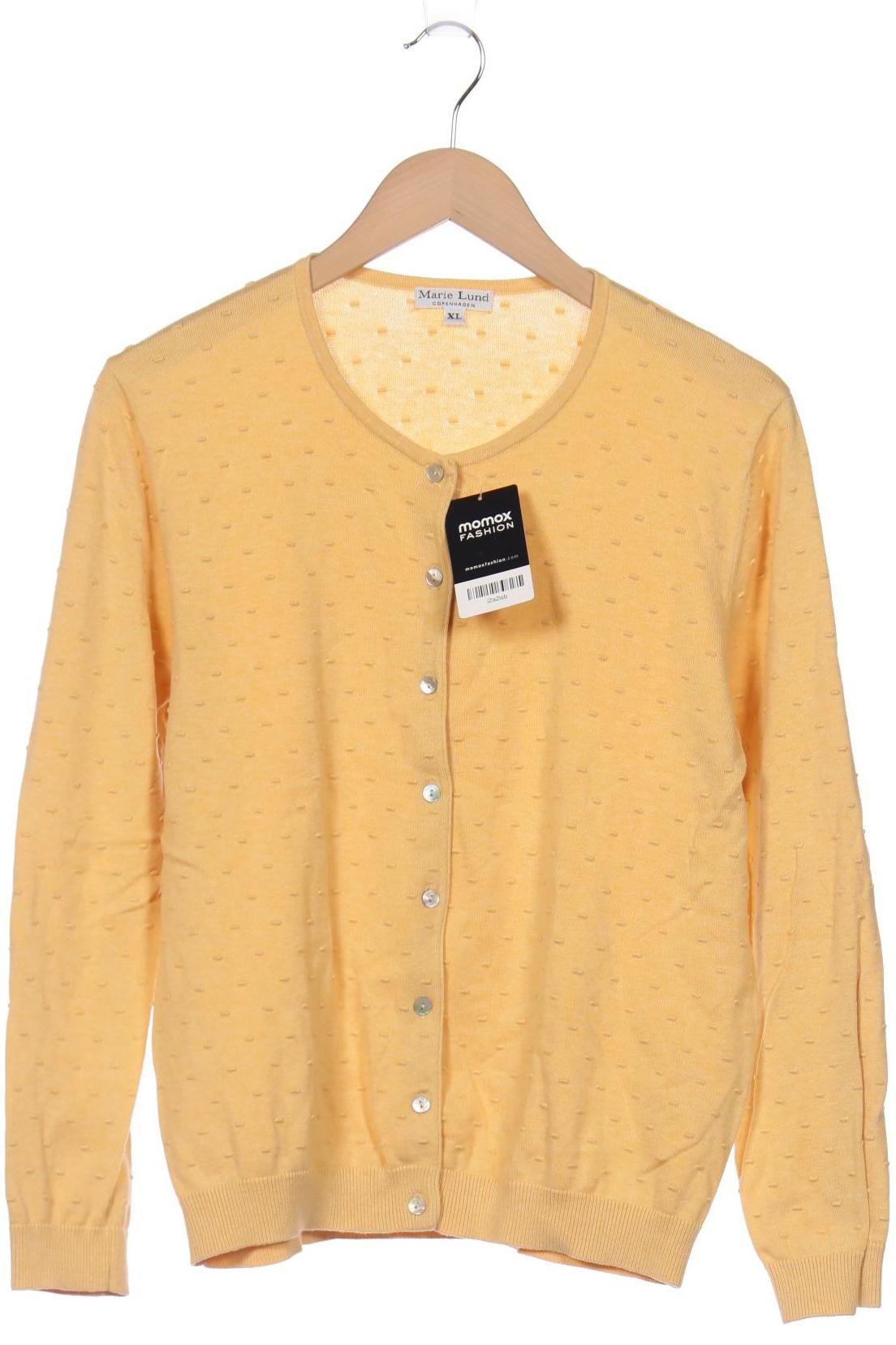 

Marie Lund Damen Strickjacke, gelb