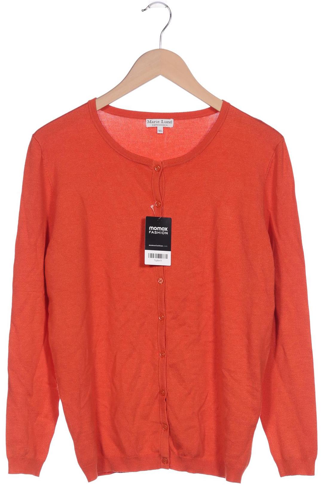 

Marie Lund Damen Strickjacke, orange, Gr. 44