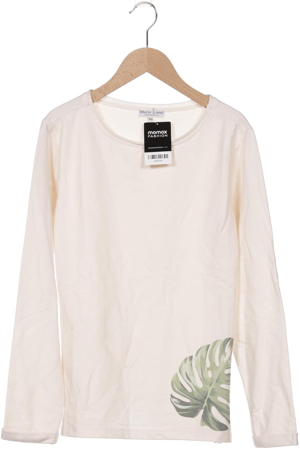 

Marie Lund Damen Langarmshirt, weiß, Gr. 34