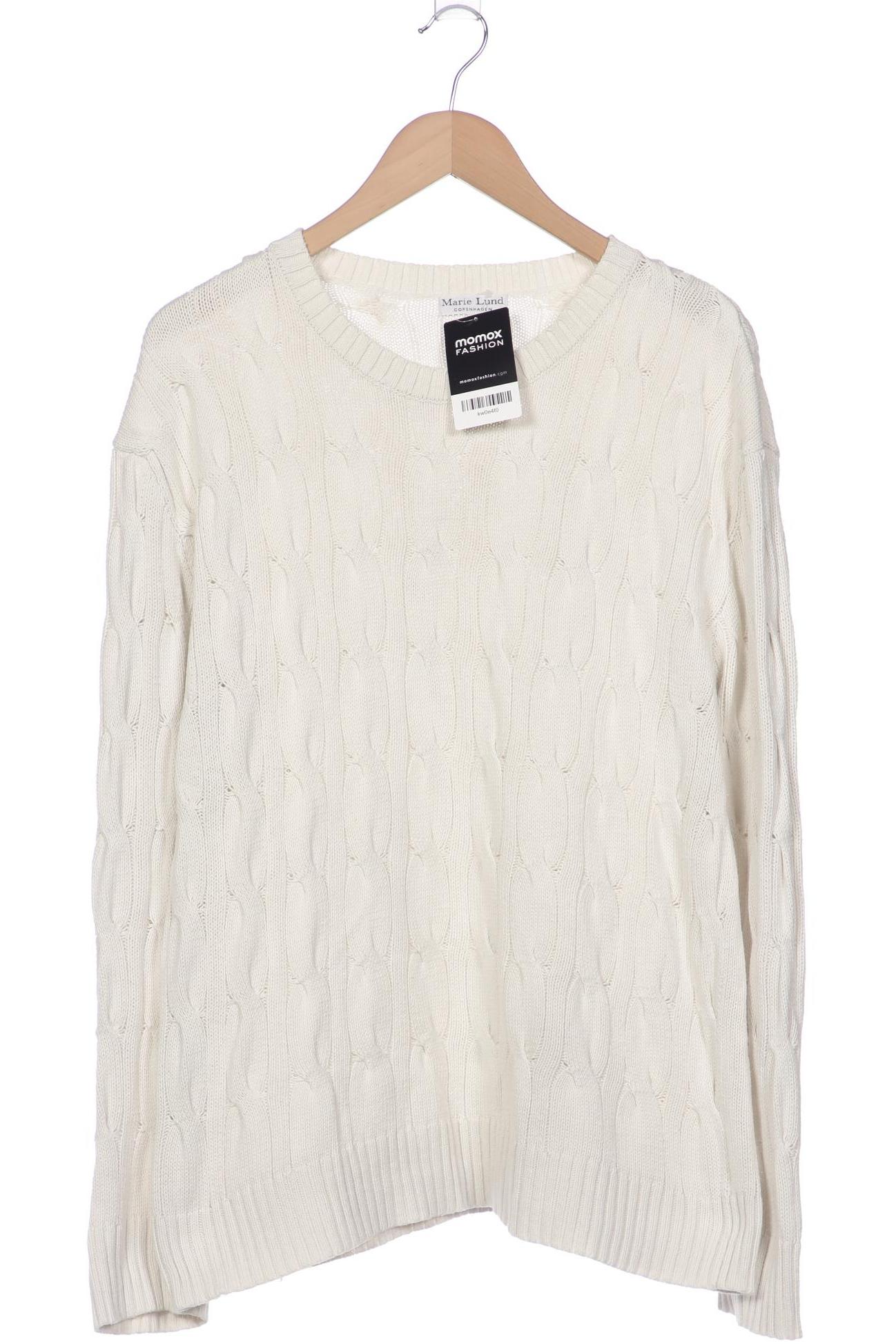 

Marie Lund Damen Pullover, weiß, Gr. 46