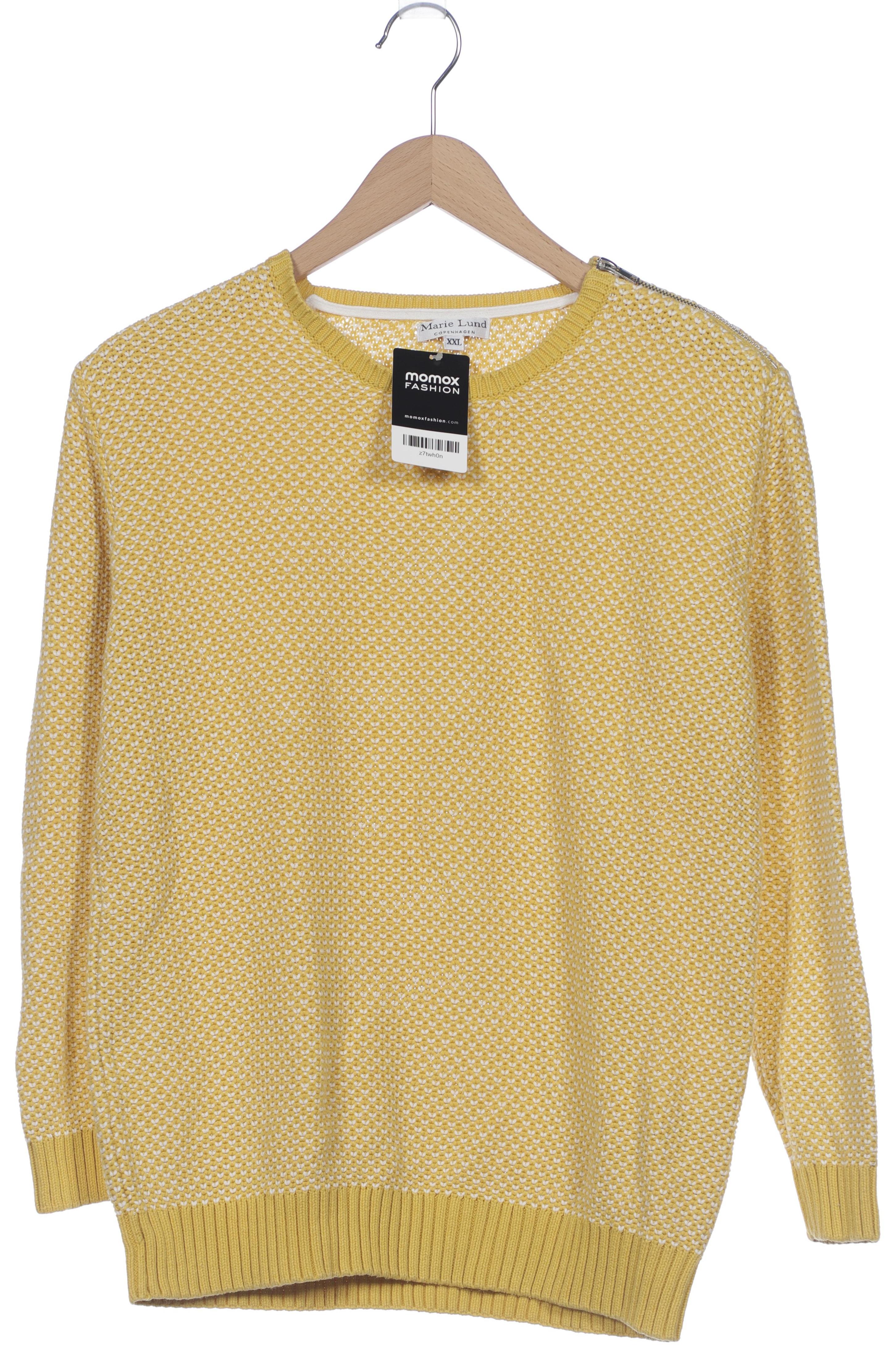 

Marie Lund Damen Pullover, gelb, Gr. 46