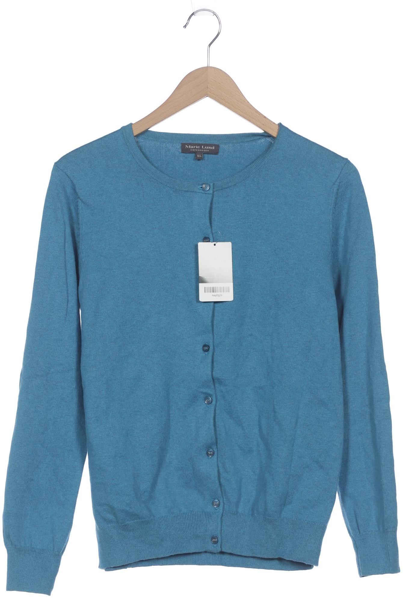 

Marie Lund Damen Strickjacke, blau, Gr. 44
