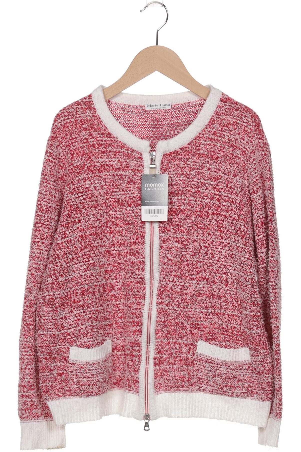

Marie Lund Damen Strickjacke, rot, Gr. 44