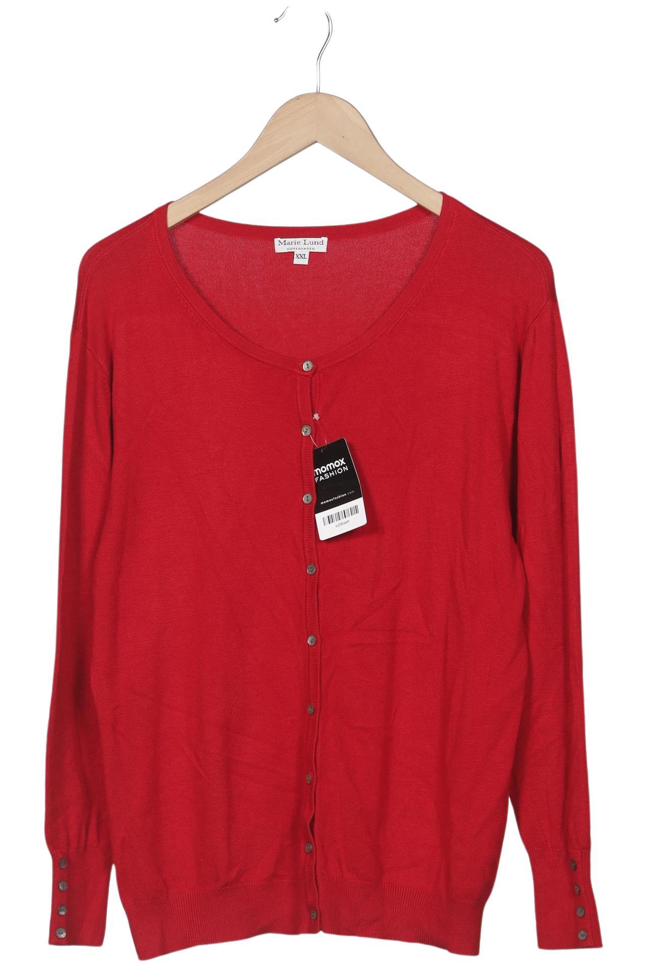 

Marie Lund Damen Strickjacke, rot, Gr. 46