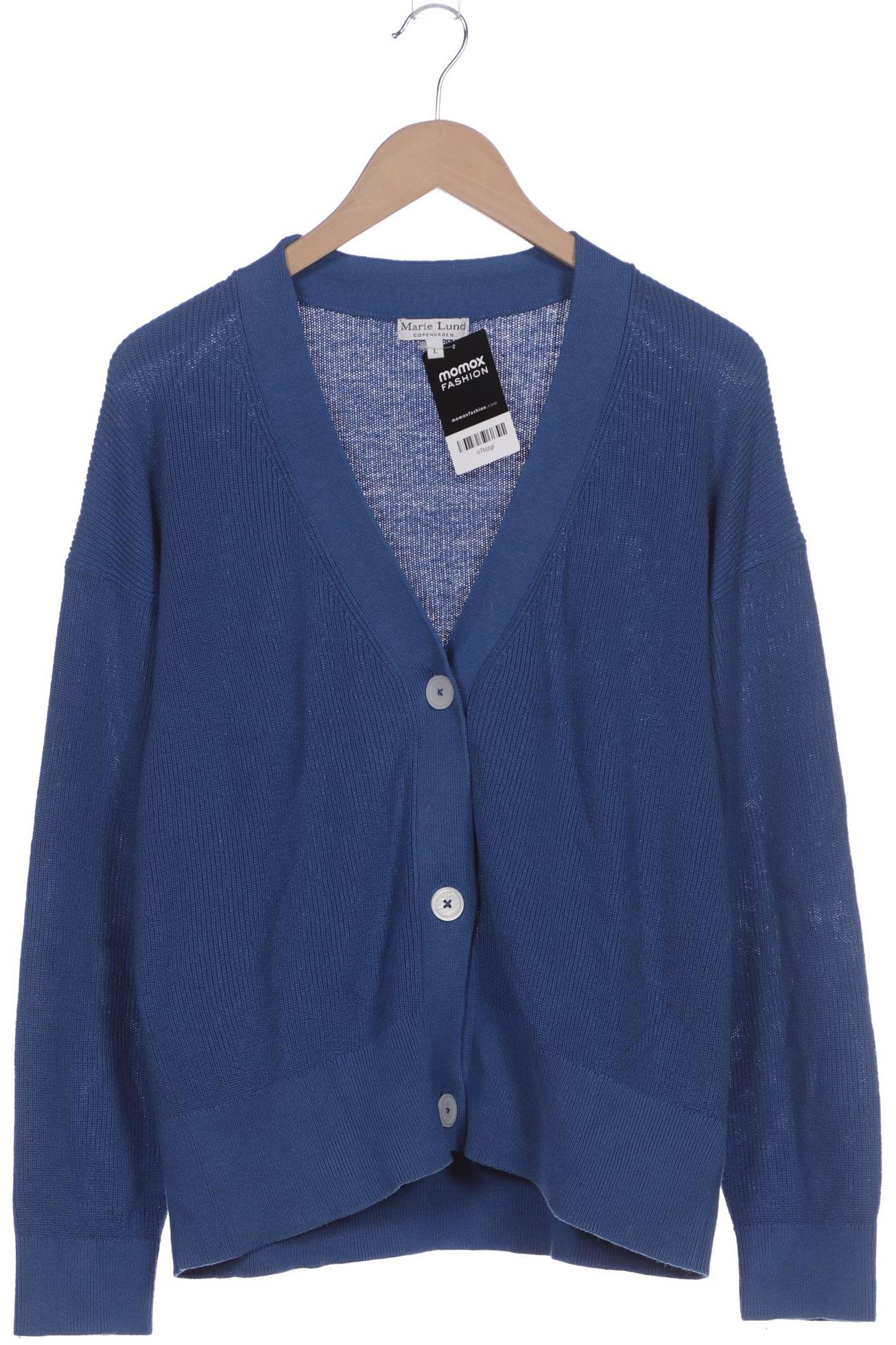 

Marie Lund Damen Strickjacke, blau, Gr. 42