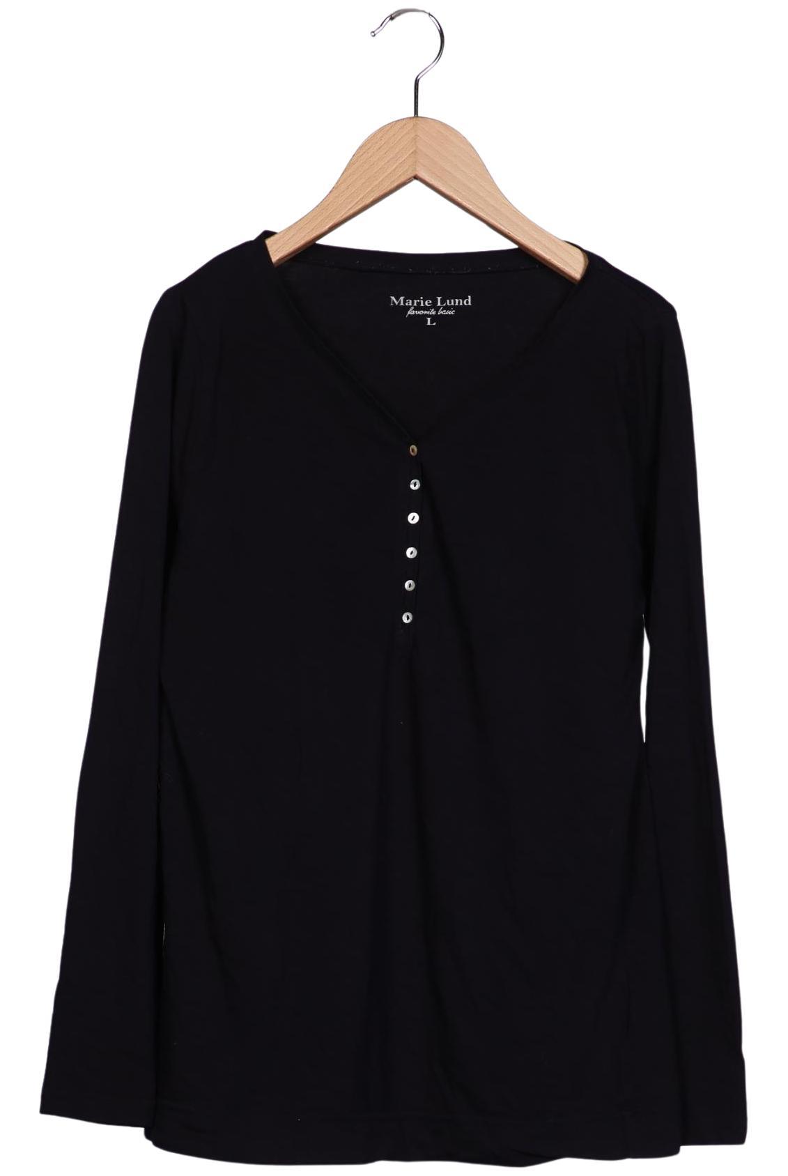 Thumbnail - Marie Lund Damen Langarmshirt, marineblau, Gr. 42