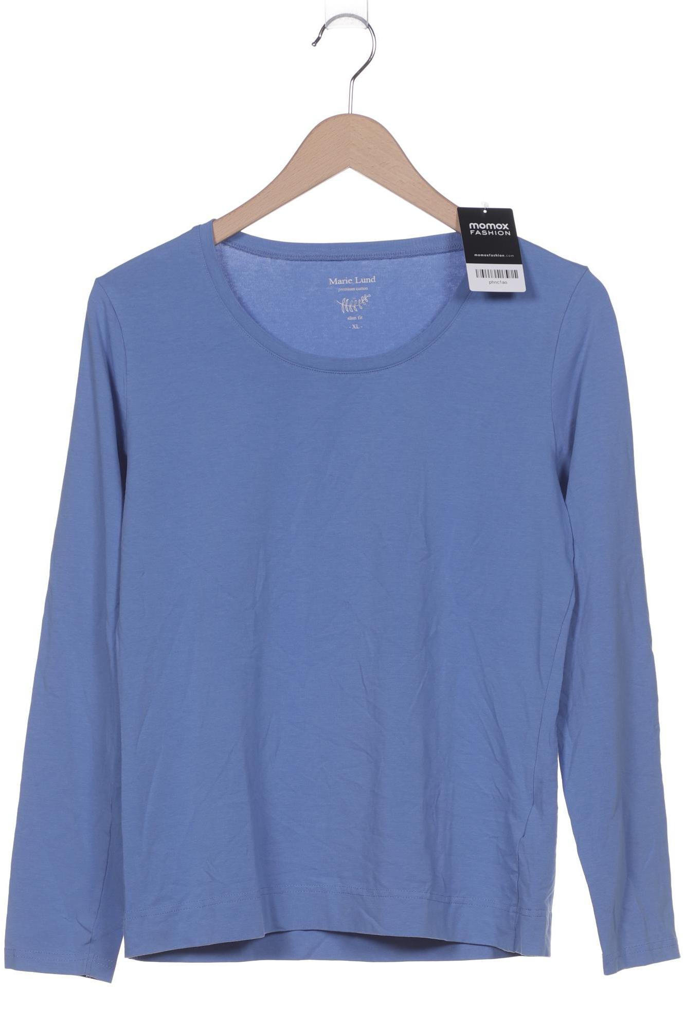 

Marie Lund Damen Langarmshirt, blau, Gr. 44