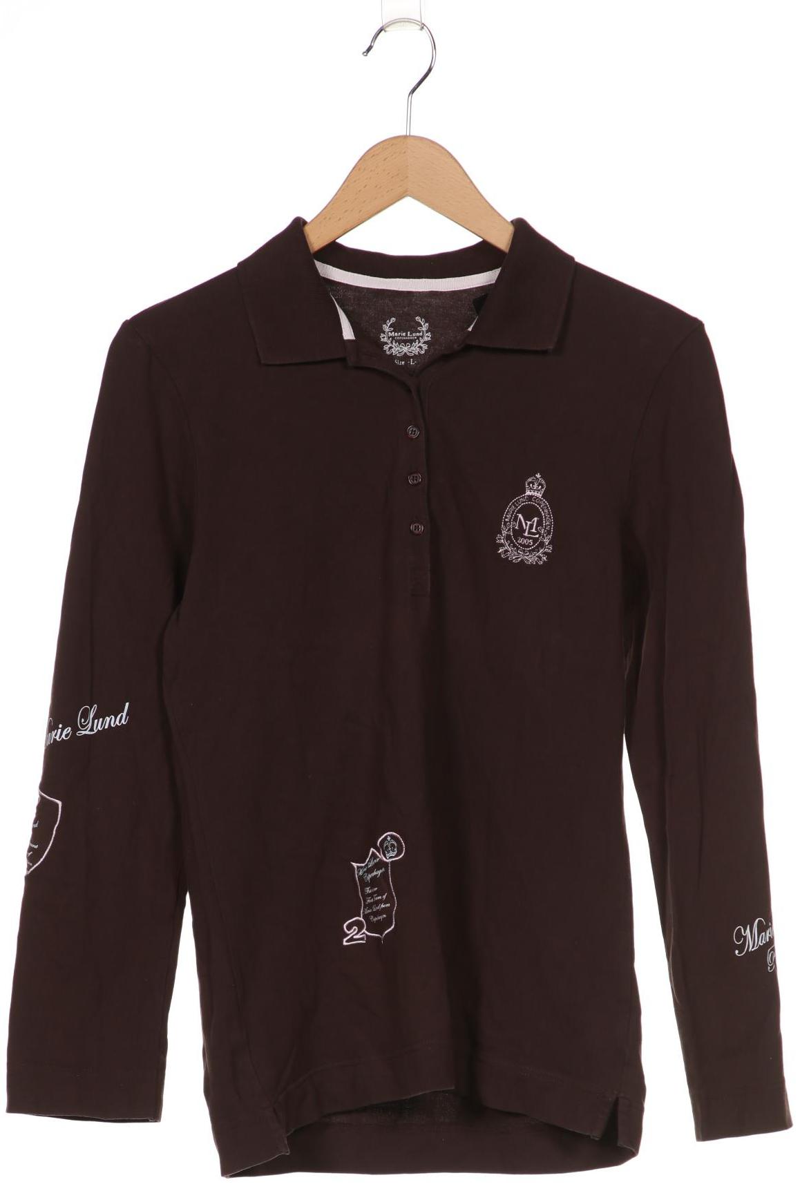 

Marie Lund Damen Poloshirt, braun