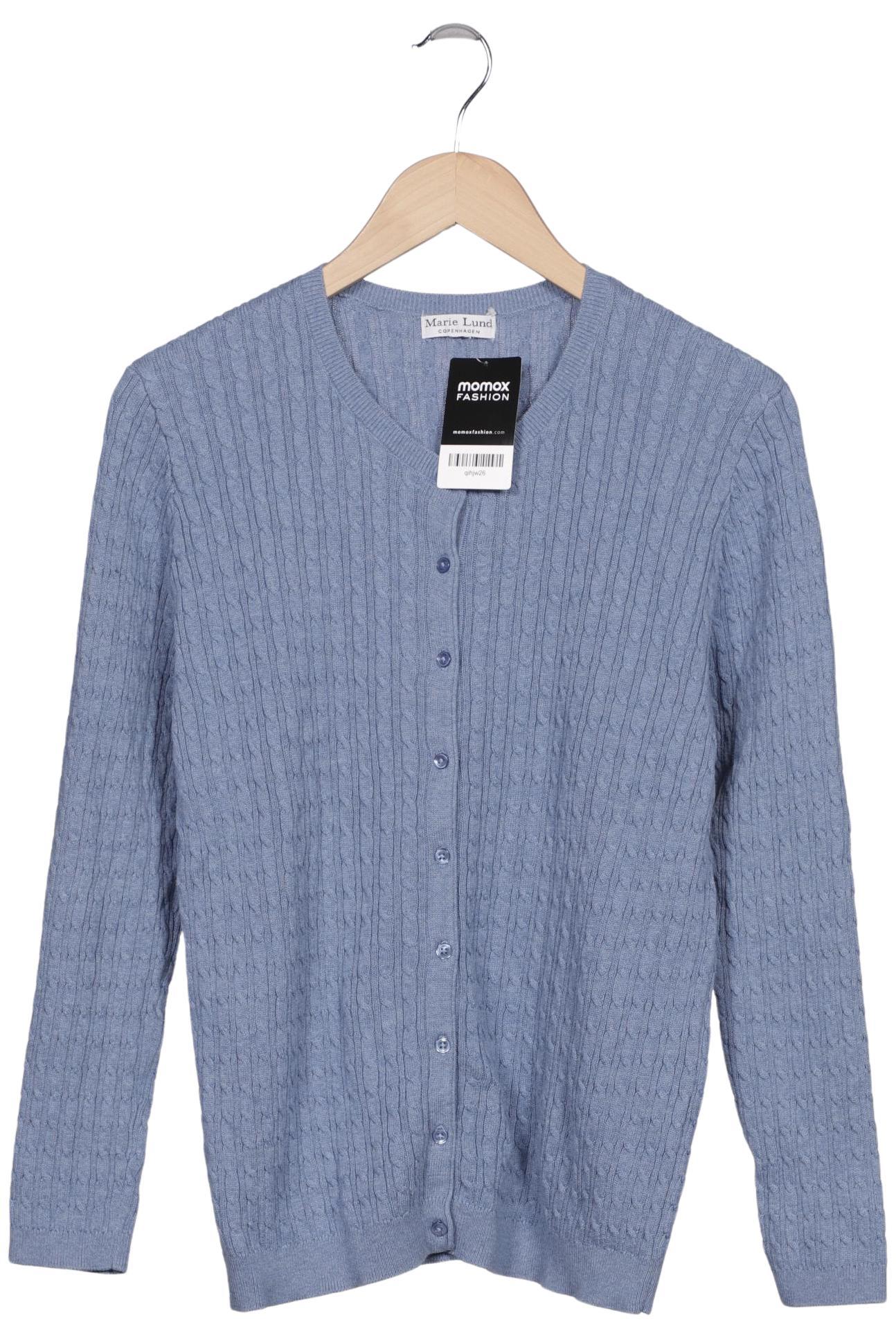 

Marie Lund Damen Strickjacke, blau, Gr. 38