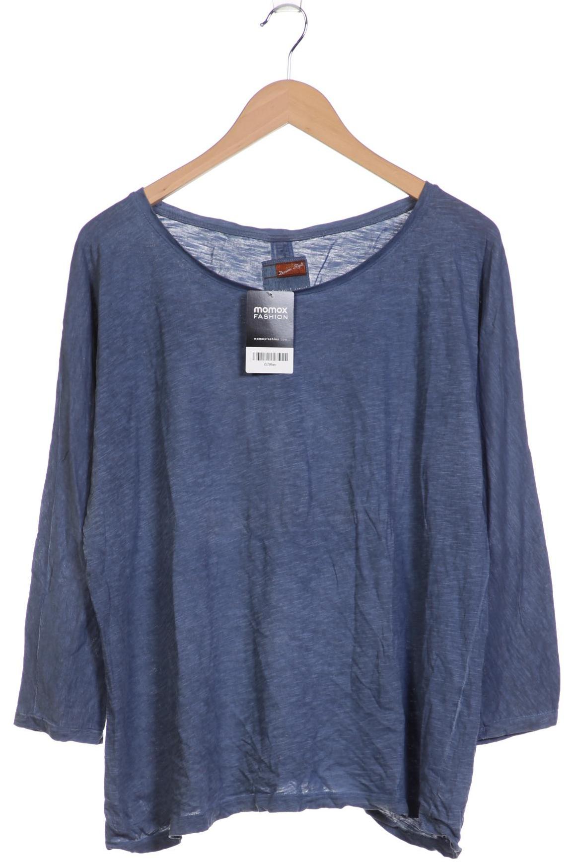 

Marie Lund Damen Langarmshirt, blau, Gr. 42