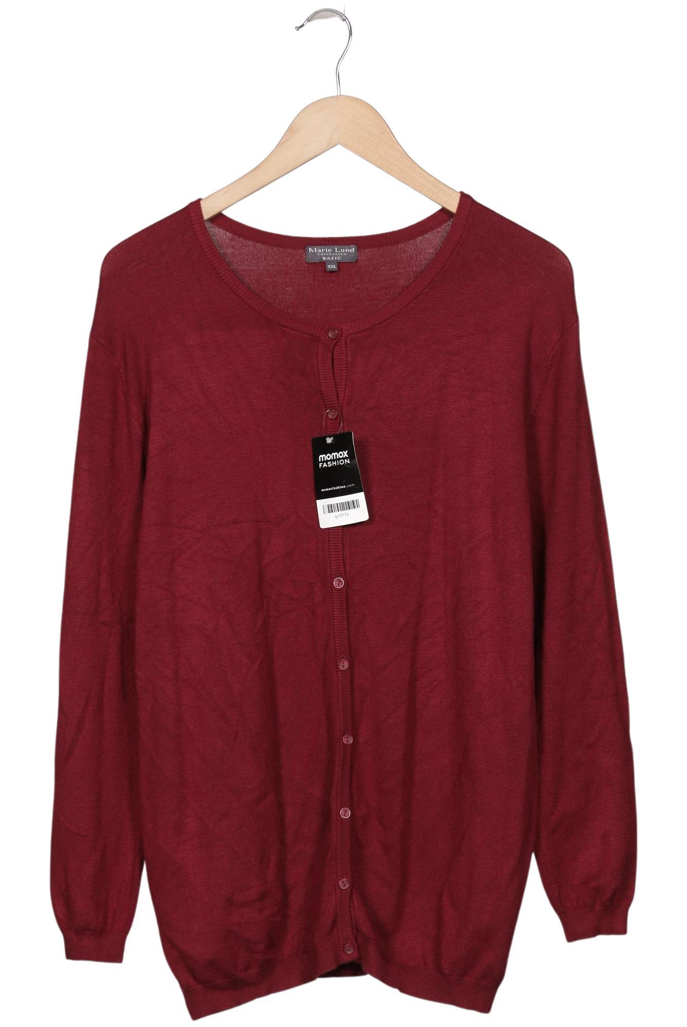 

Marie Lund Damen Strickjacke, bordeaux, Gr. 46