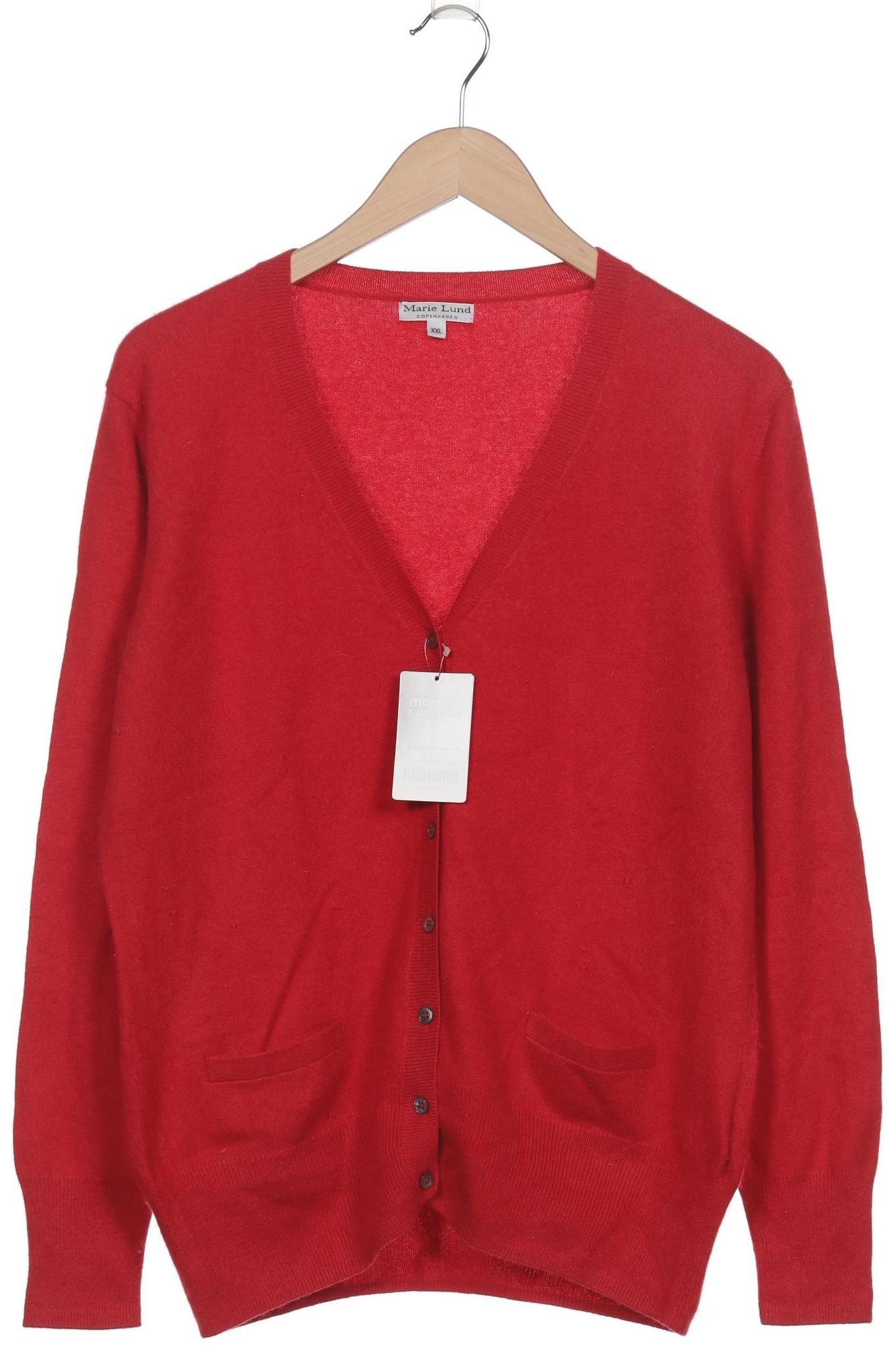 

Marie Lund Damen Strickjacke, rot, Gr. 46