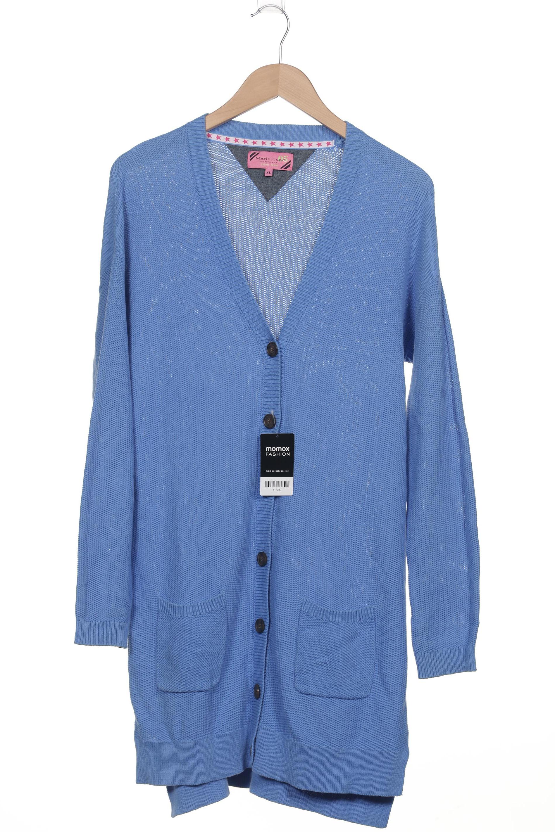 

Marie Lund Damen Strickjacke, blau, Gr. 44