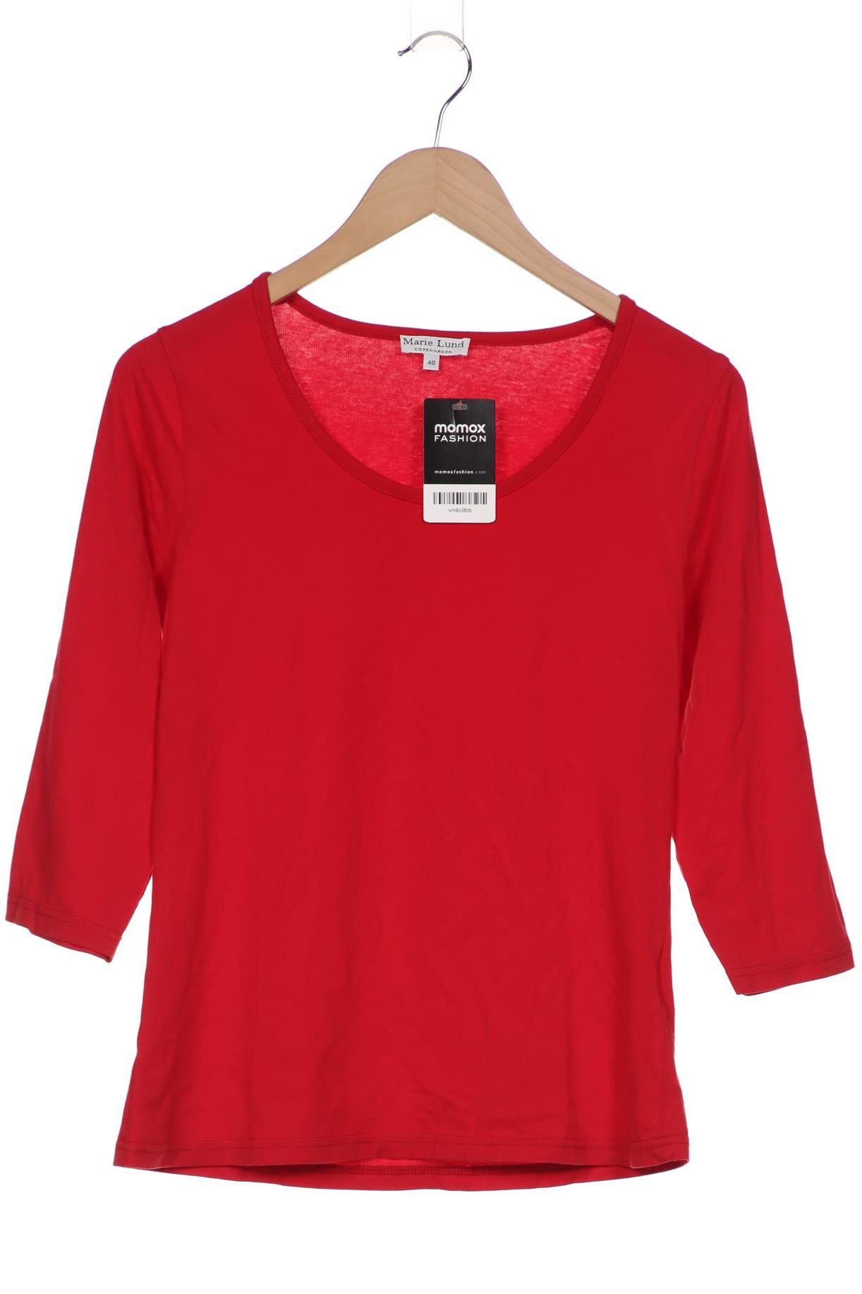 

Marie Lund Damen Langarmshirt, rot, Gr. 40